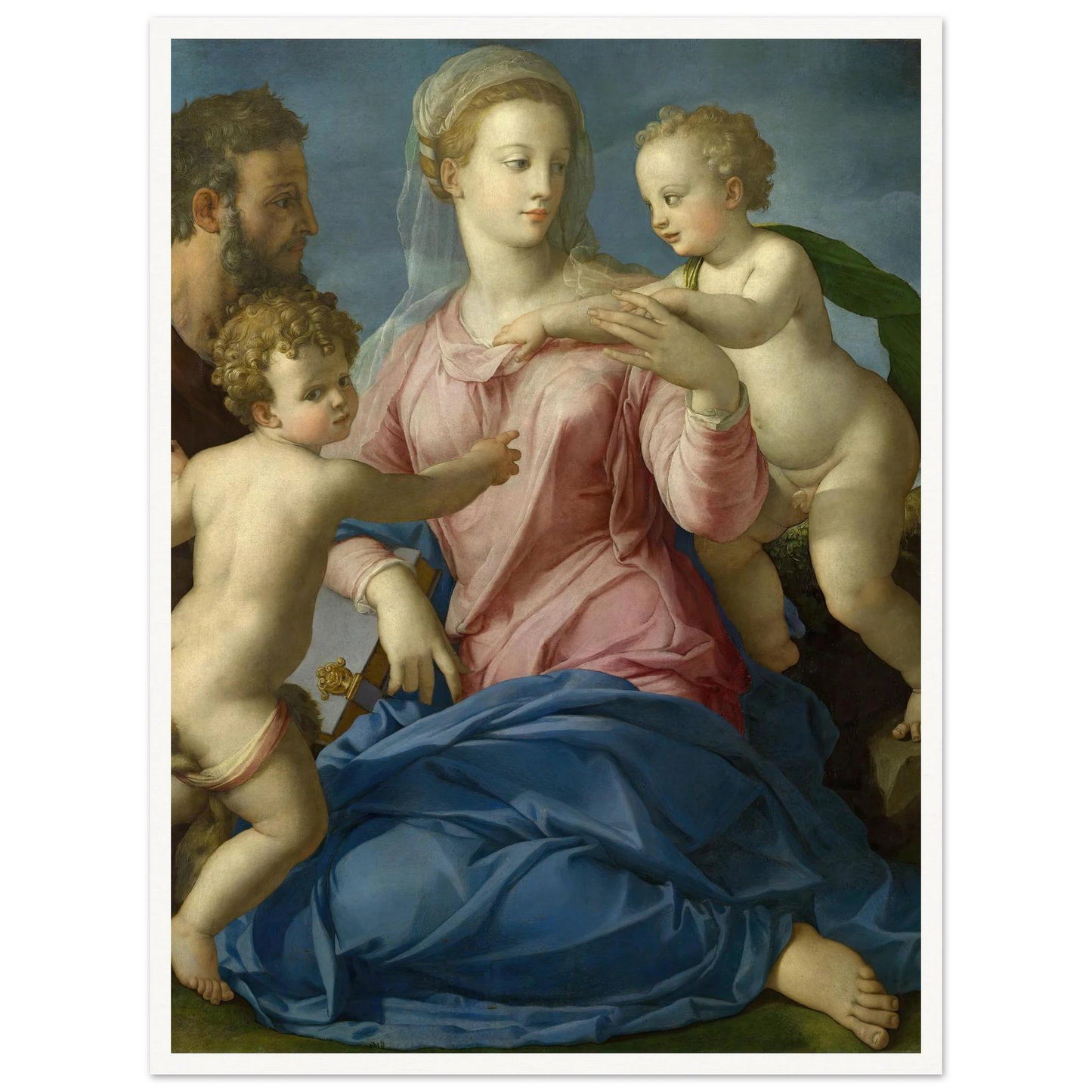 The Holy Family with the Infant Saint John the Baptist (1540s) Art Print | Agnolo Bronzino-Quipham Collections
