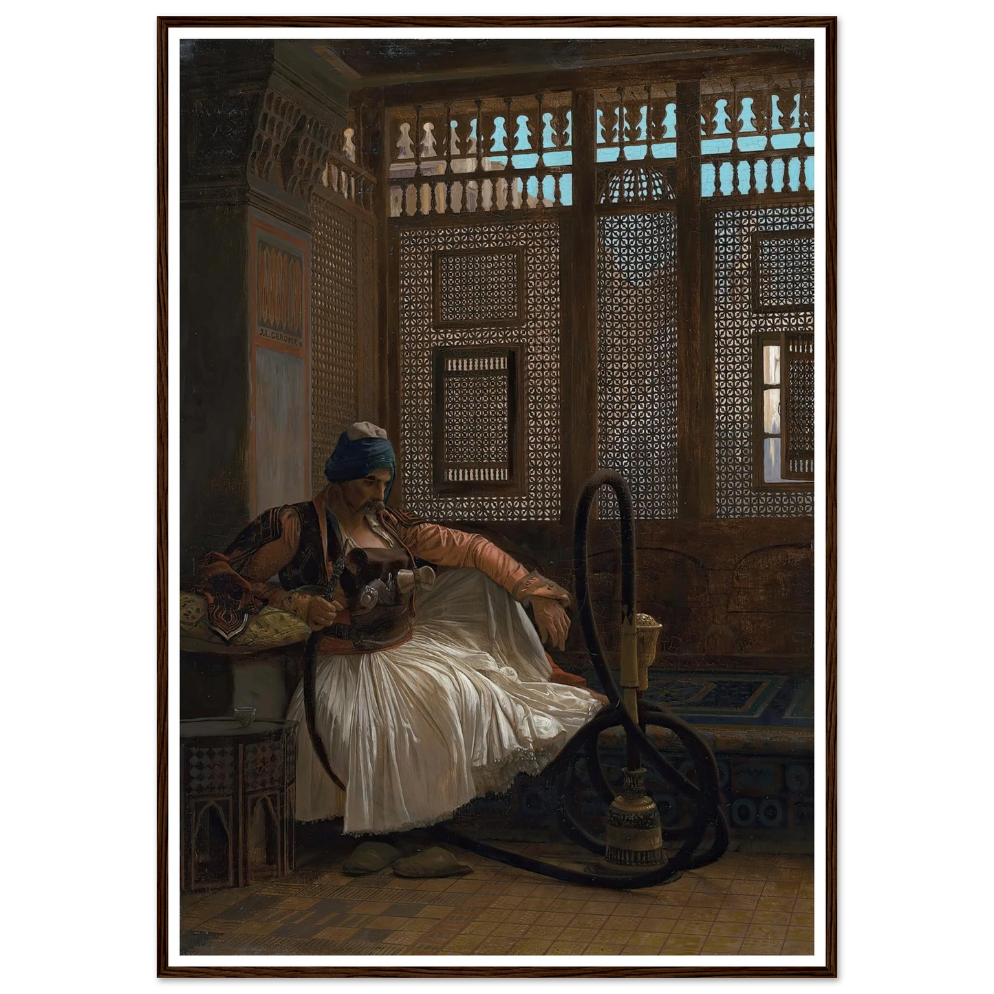 Arnaut fumant Art Print | Jean Leon Gerome-Quipham Collections