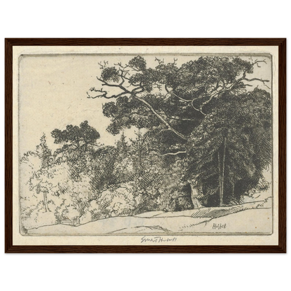 Brown’s Oak (probably 1910) Art Print | Ernest Haskell-Quipham Collections