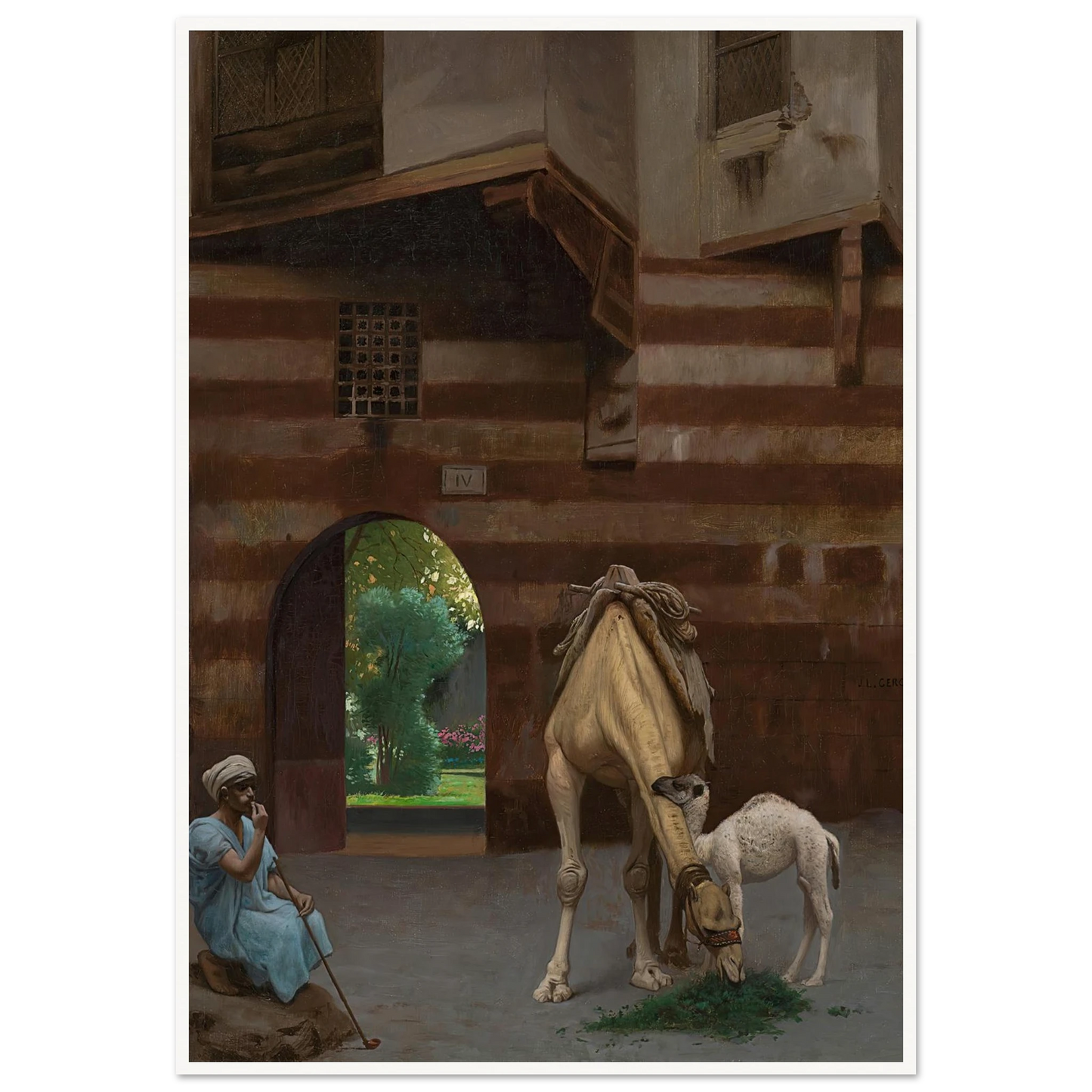The Camel Driver Art Print | Jean Leon Gerome-Quipham Collections