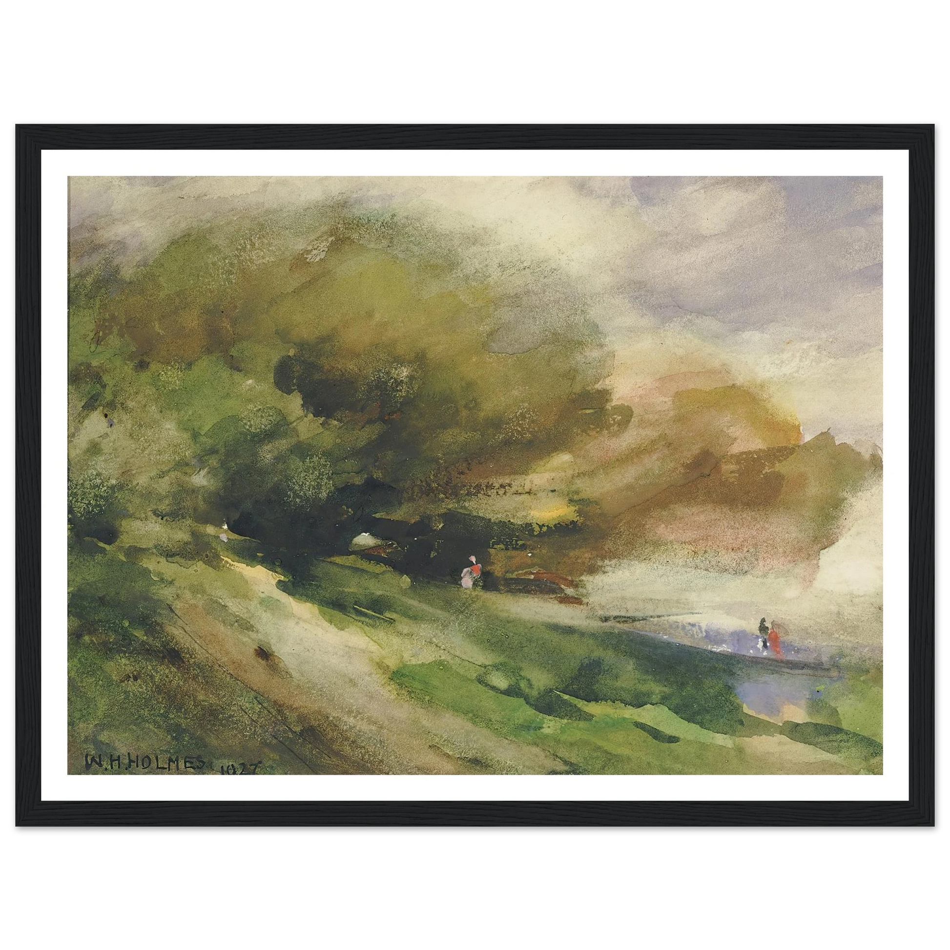 The Shaded Walk (1927) Art Print | William Henry Holmes-Quipham Collections