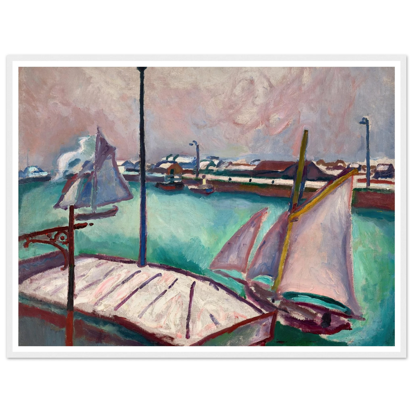 Les Barques (1906) Art Print | Raoul Dufy-Quipham Collections