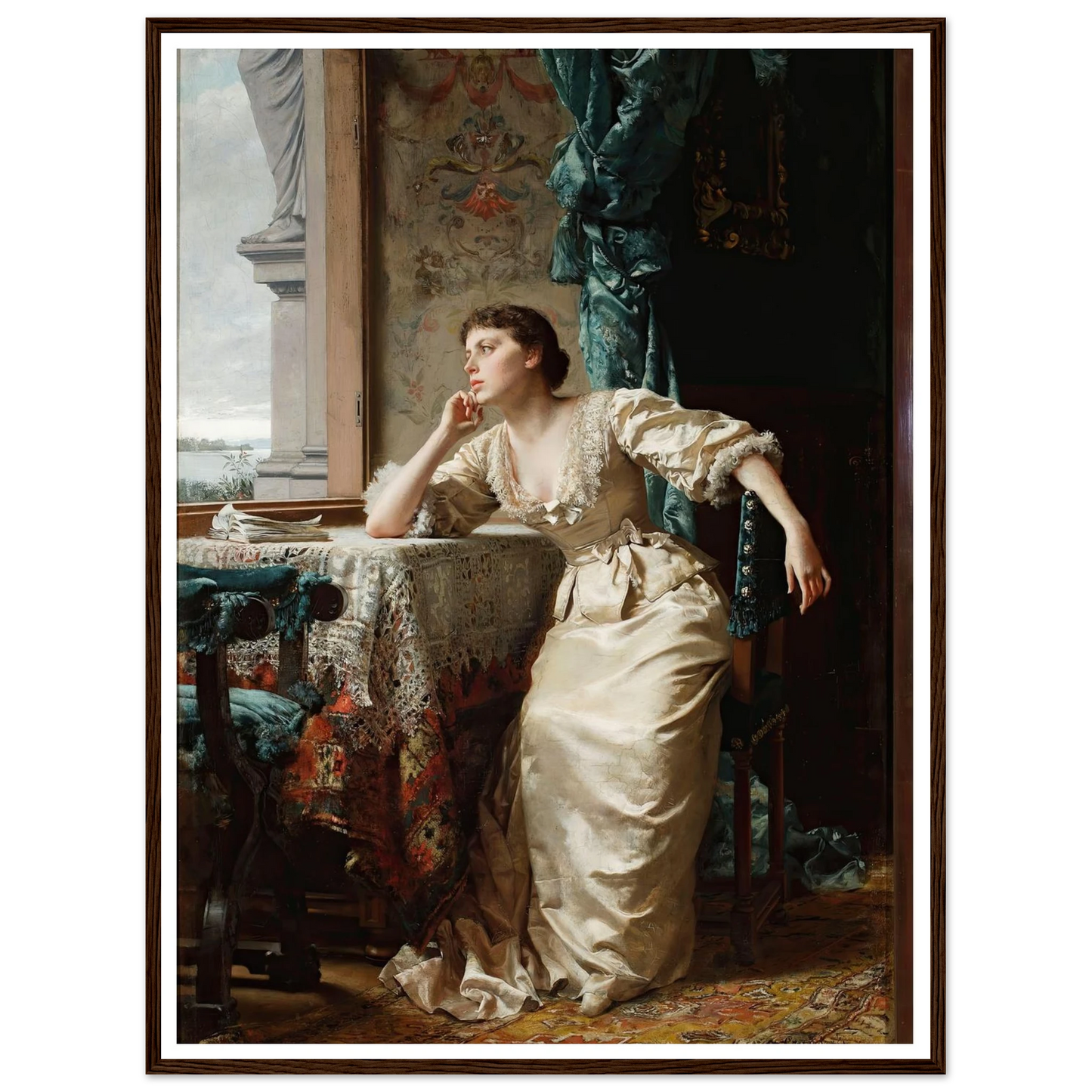 Reverie (1883) Art Print | Wladyslaw Czachorski-Quipham Collections
