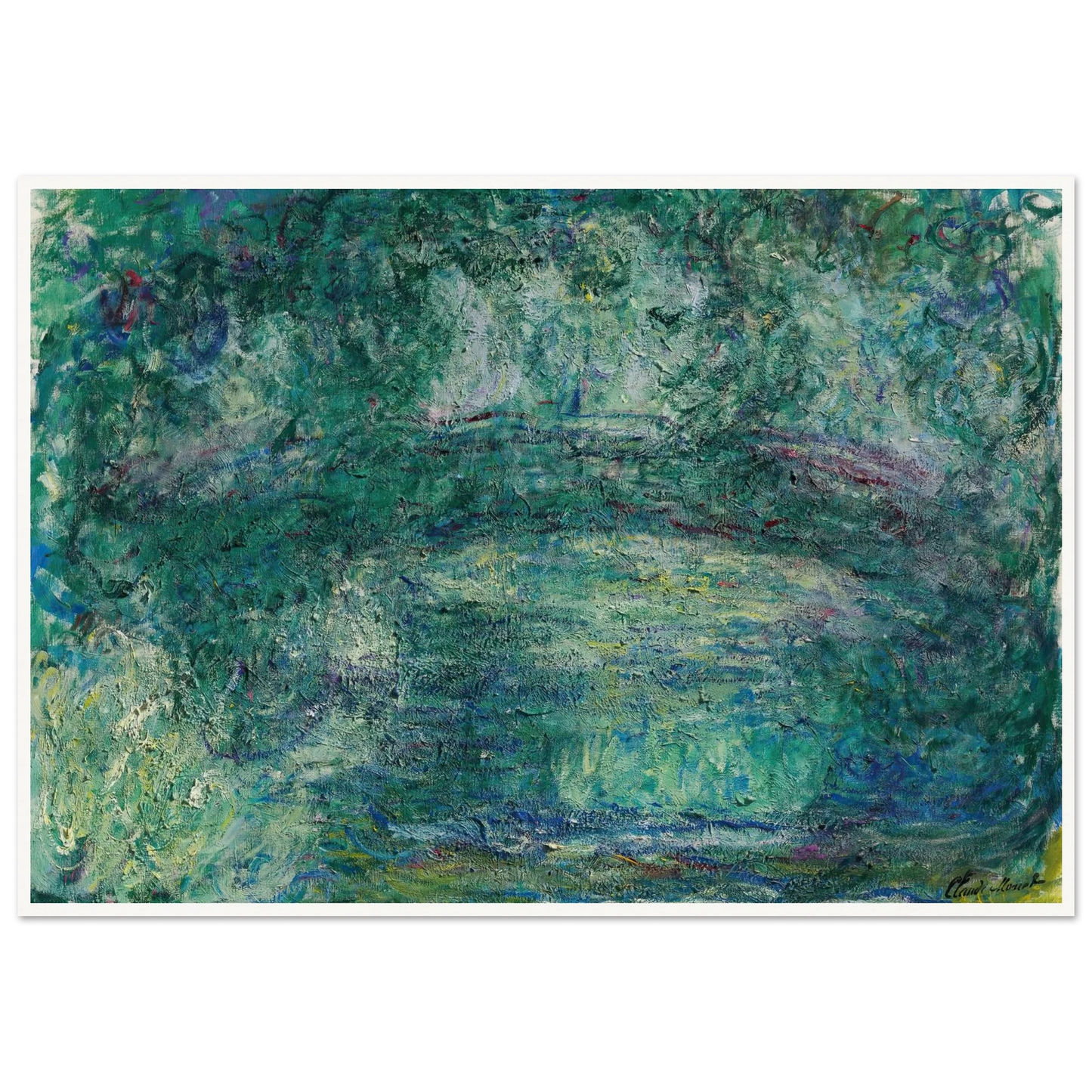 Le pont japonais (1918-1924) Art Print | Claude Monet-Quipham Collections