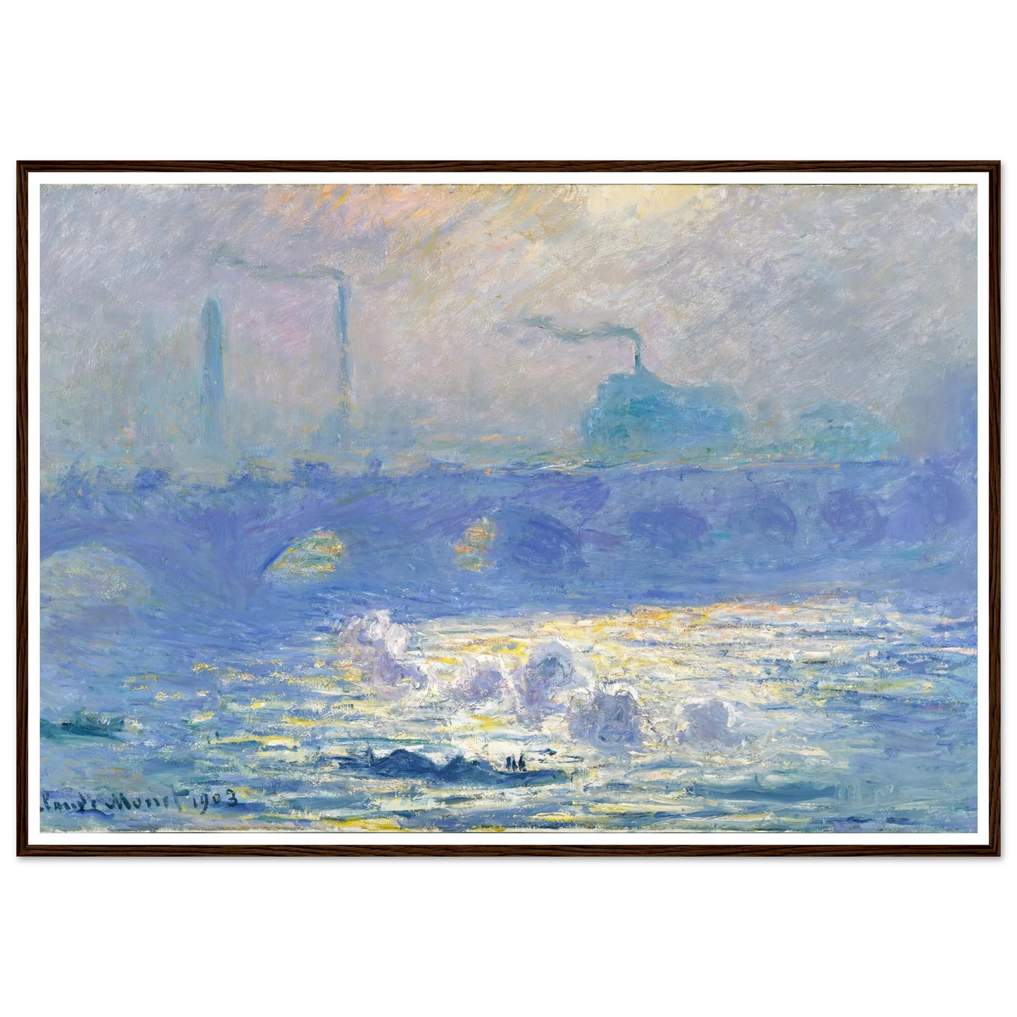 Waterloo Bridge (1903) Art Print | Claude Monet-Quipham Collections