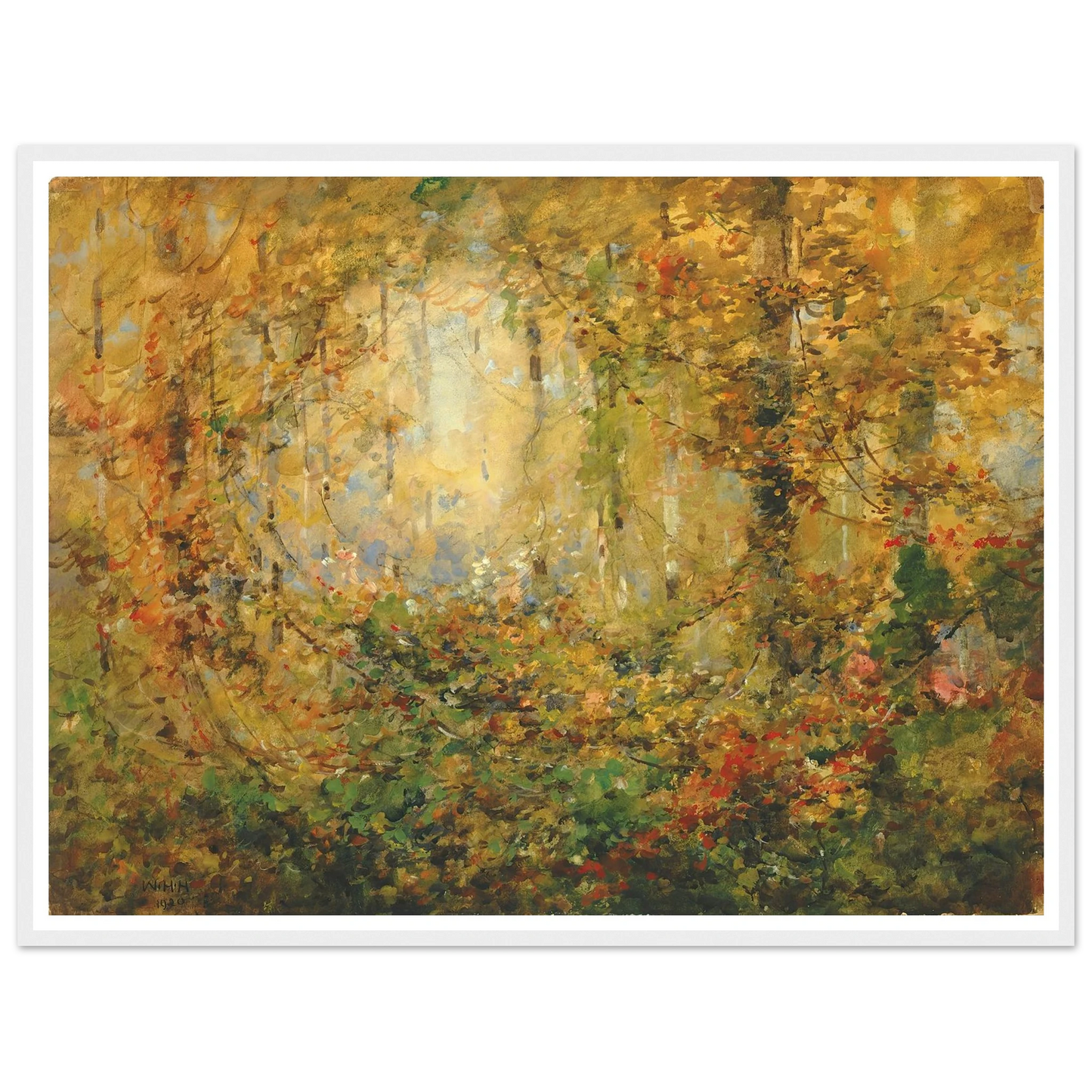 Autumn Tangle (1920) Art Print | William Henry Holmes-Quipham Collections