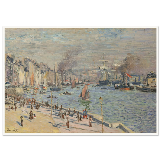 Port of Le Havre (1874) Art Print | Claude Monet-Quipham Collections