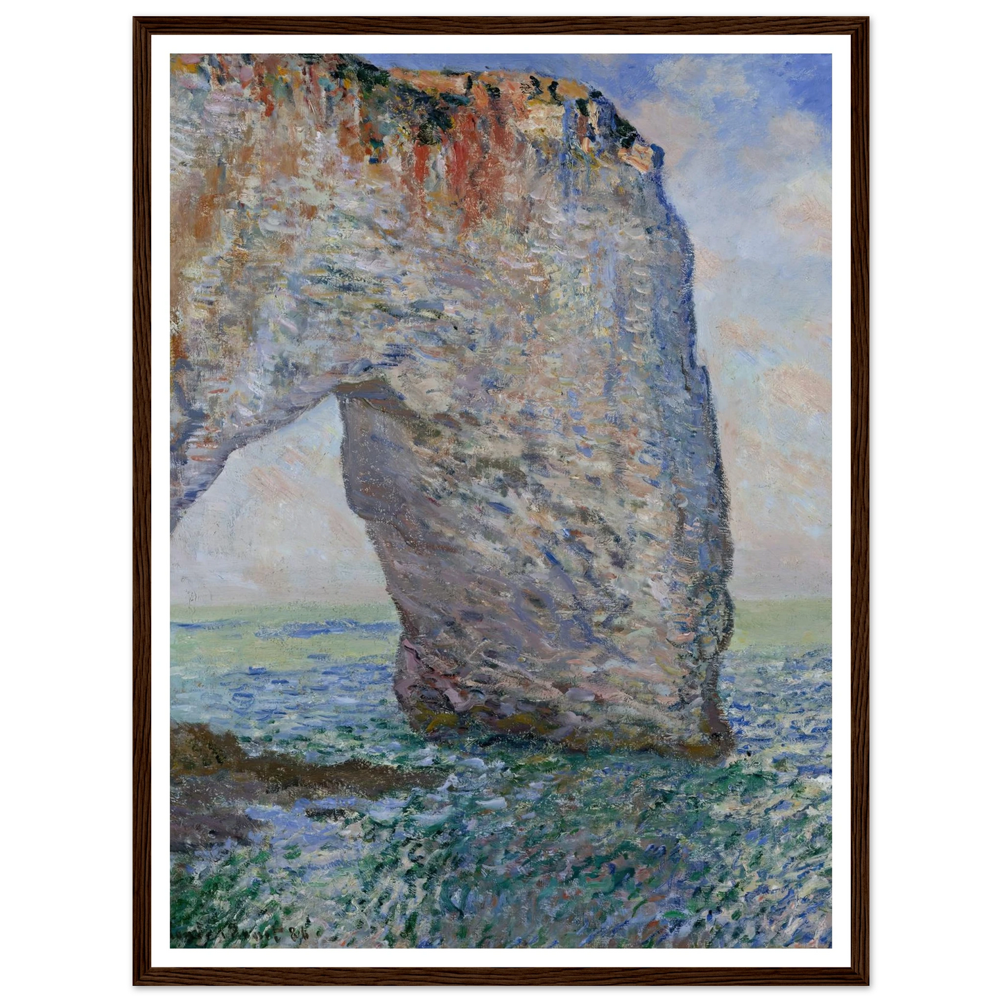 The Manneporte near Étretat (1886) Art Print | Claude Monet-Quipham Collections