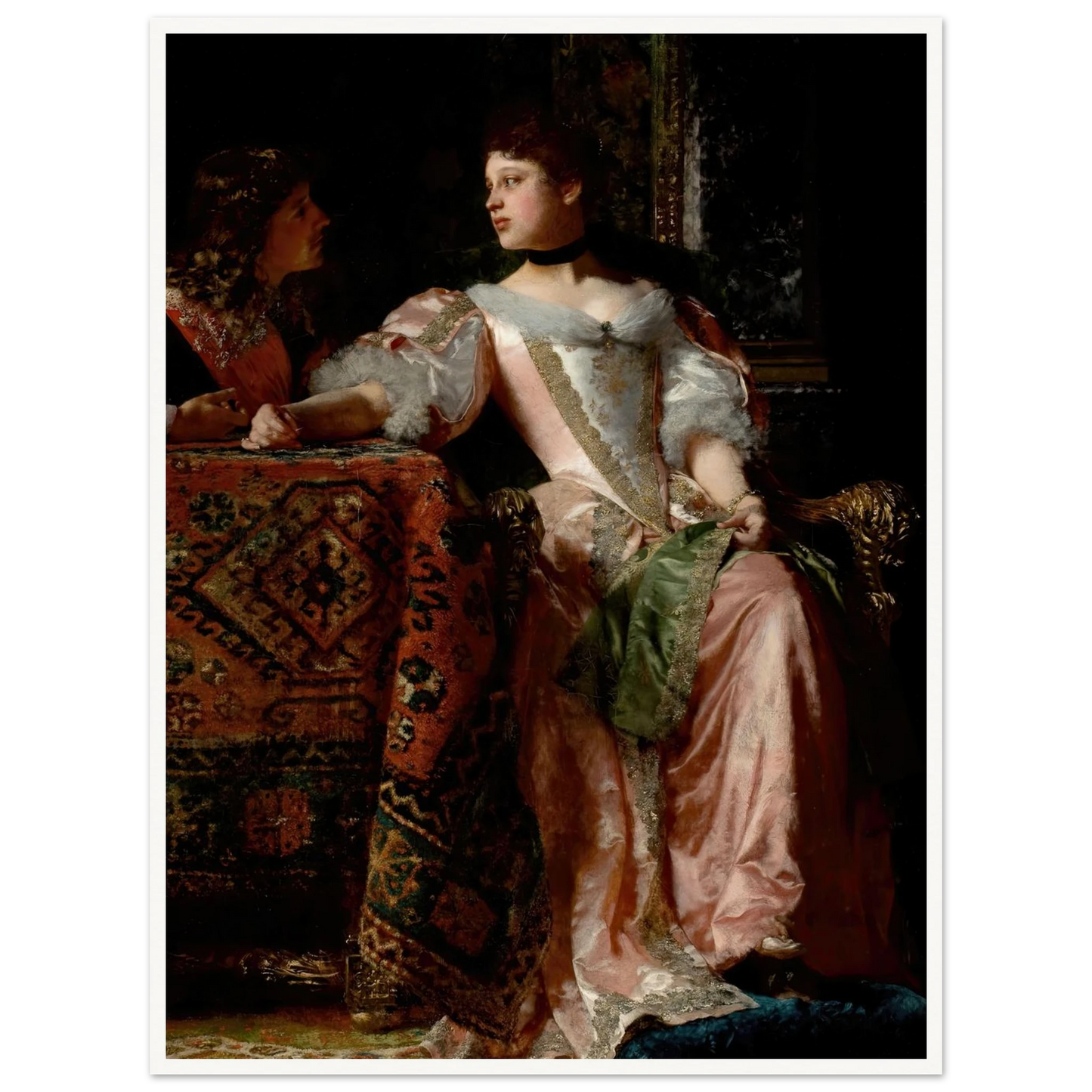 The Proposal (1891) Art Print | Wladyslaw Czachorski-Quipham Collections
