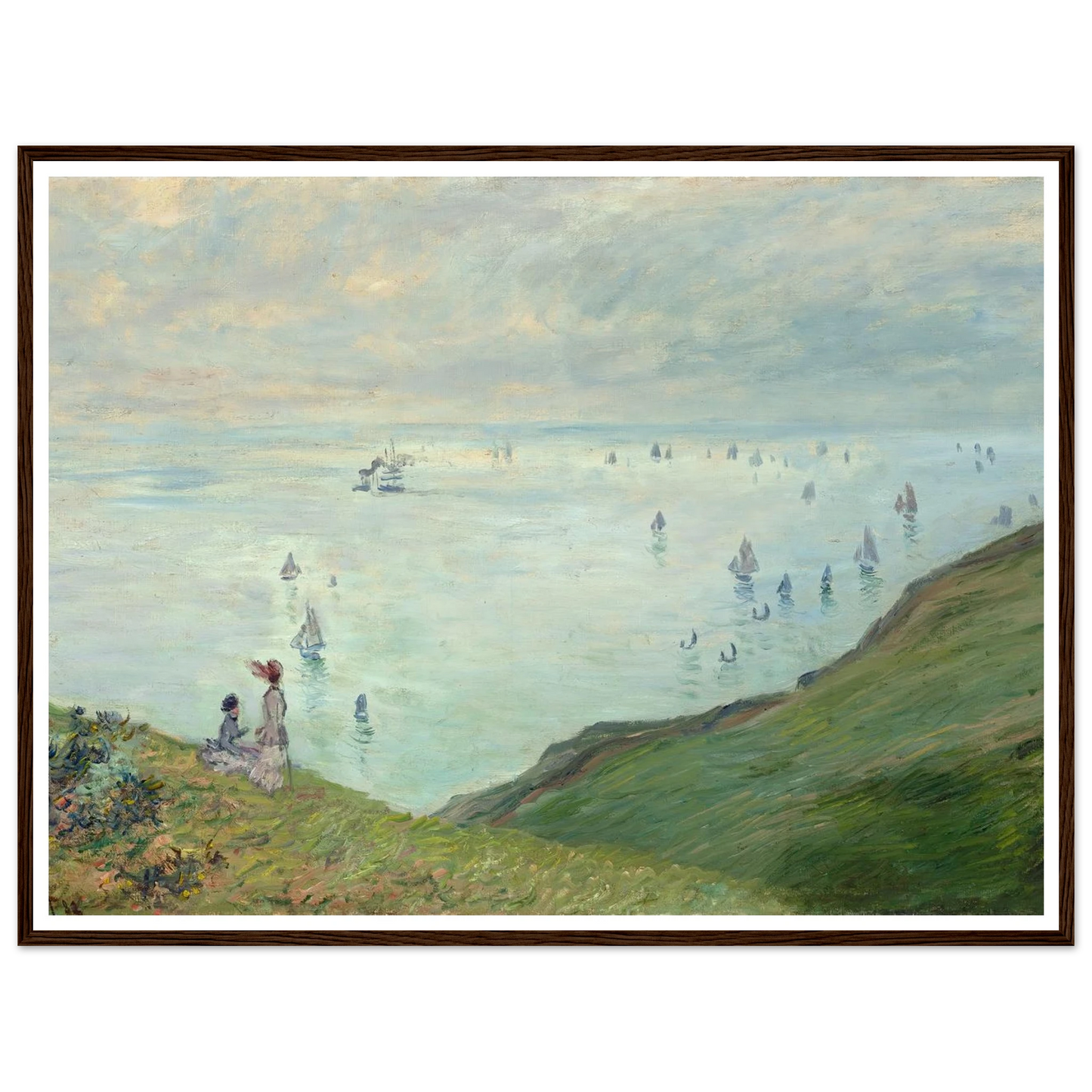 Cliffs at Pourville (1882) Art Print | Claude Monet-Quipham Collections