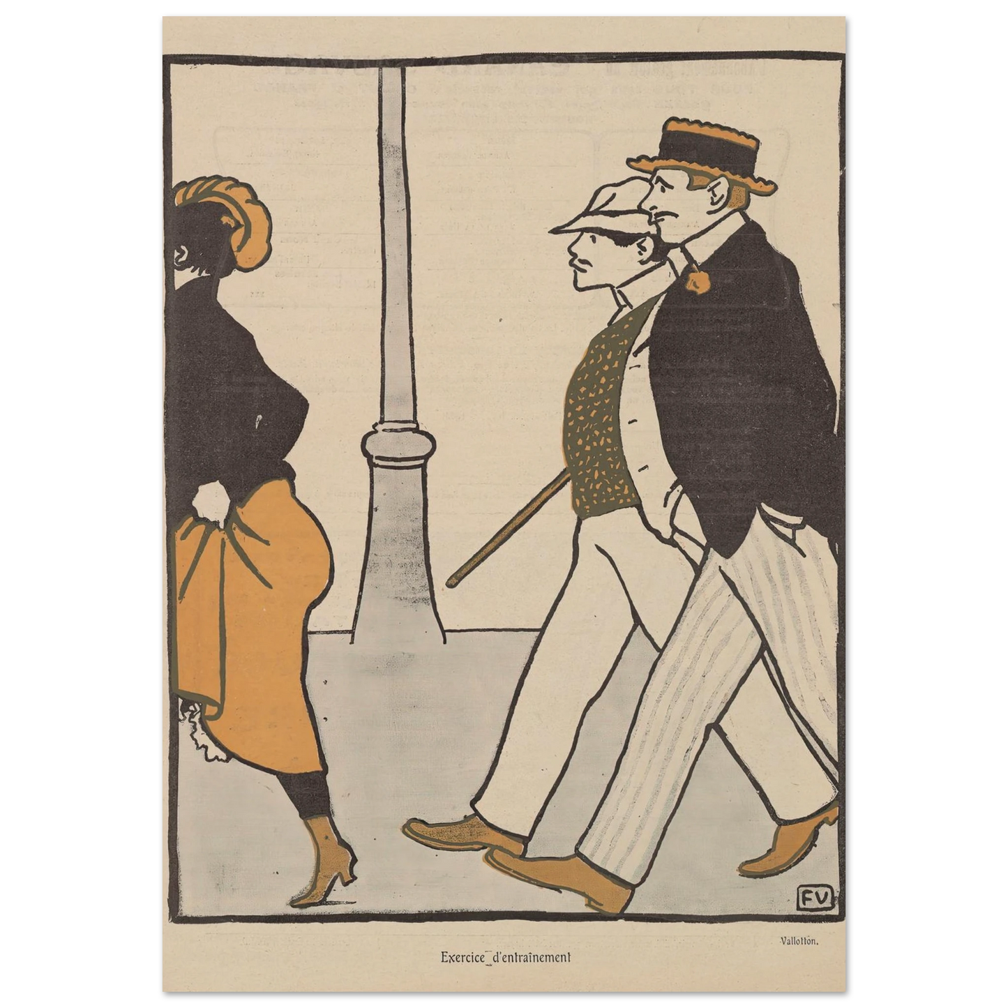 11 juillet 1903. Art Print | Felix Vallotton-Quipham Collections