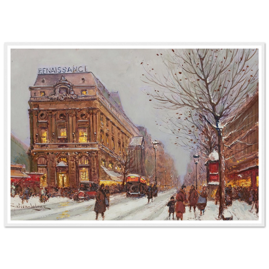 Théâtre de la Renaissance Art Print | Eugene Galien Laloue-Quipham Collections