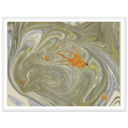 Marmorpapier (mit Vogelmotiv) (1903 - 1907) Art Print | Josef Hoffmann-Quipham Collections