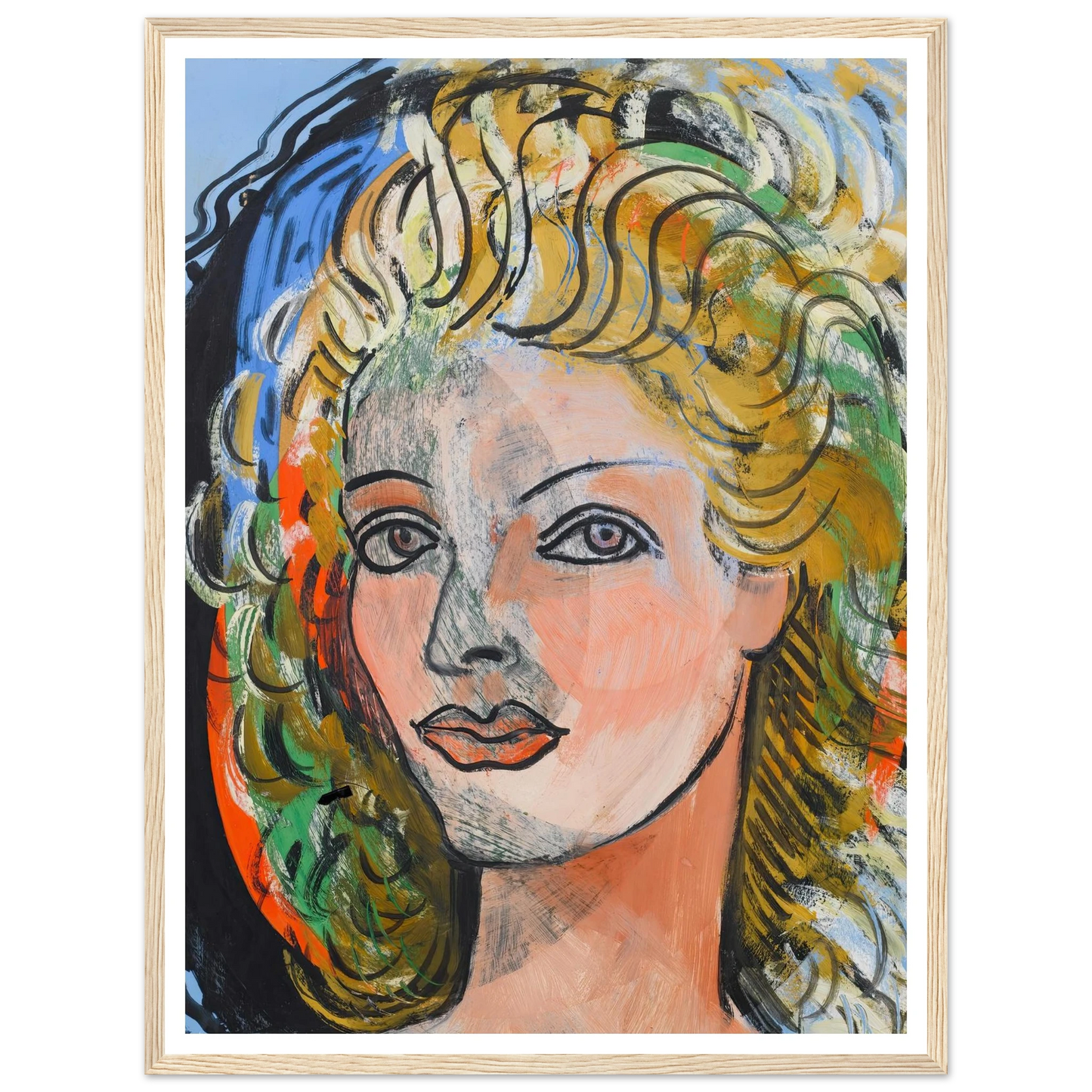La blonde (circa 1940-1946) Art Print | Francis Picabia-Quipham Collections