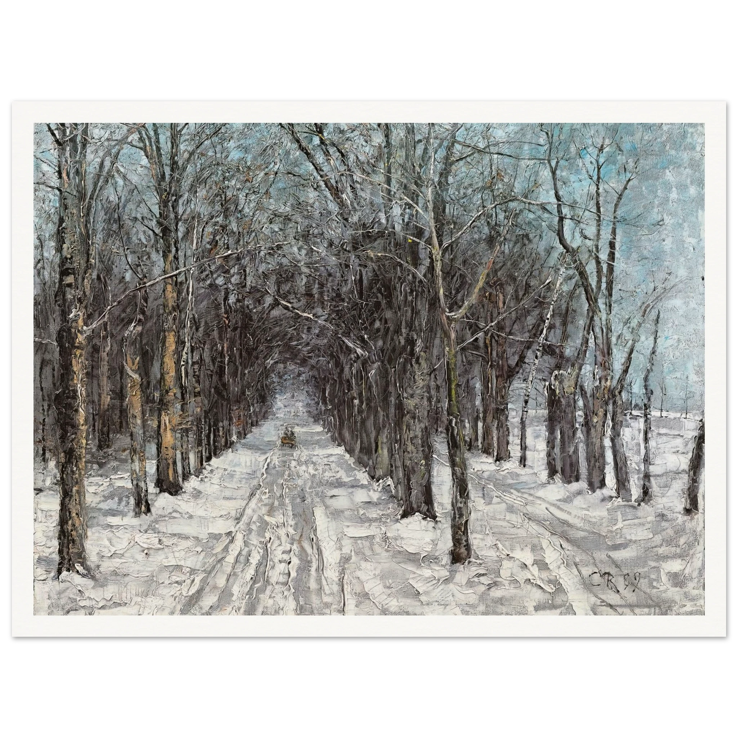 Belvedere Allee in Weimar (1889) Art Print | Christian Rohlfs-Quipham Collections