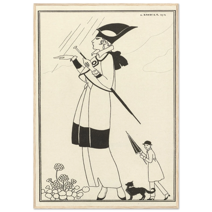 Tailleur de ratin (1914) Art Print | George Barbier-Quipham Collections