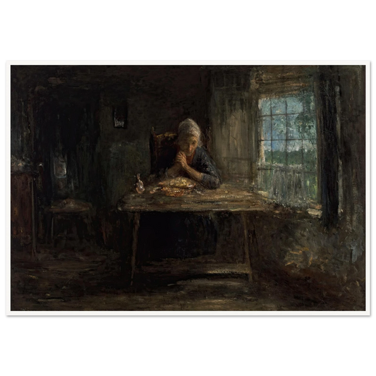 Grace Before Meals (circa 1890) Art Print | Jozef Israels-Quipham Collections
