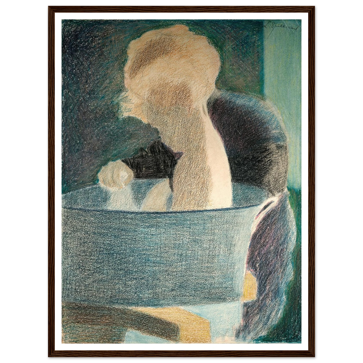 Le Bain (1917) Art Print | Leon Spilliaert-Quipham Collections