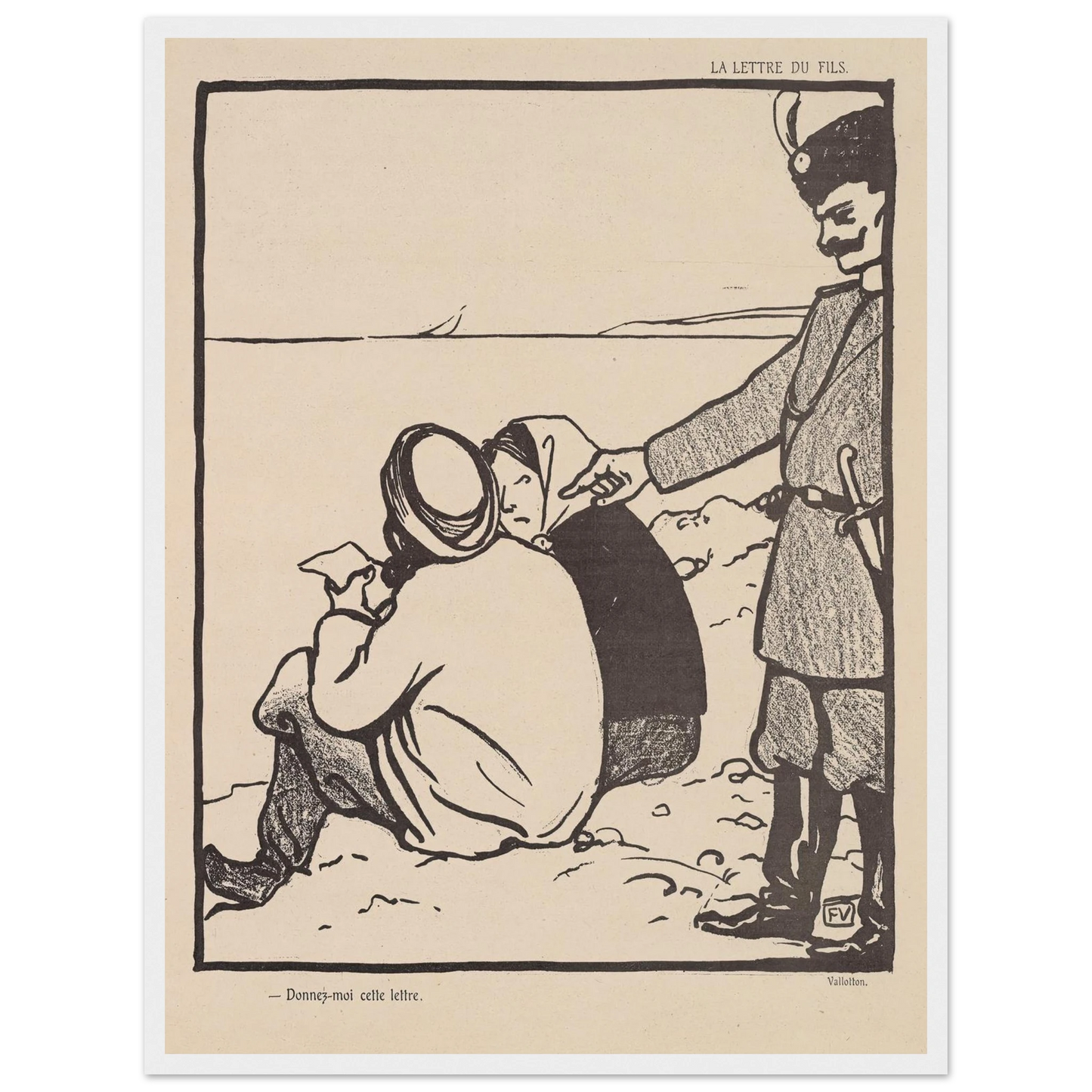 6 juin 1903 Art Print | Felix Vallotton-Quipham Collections