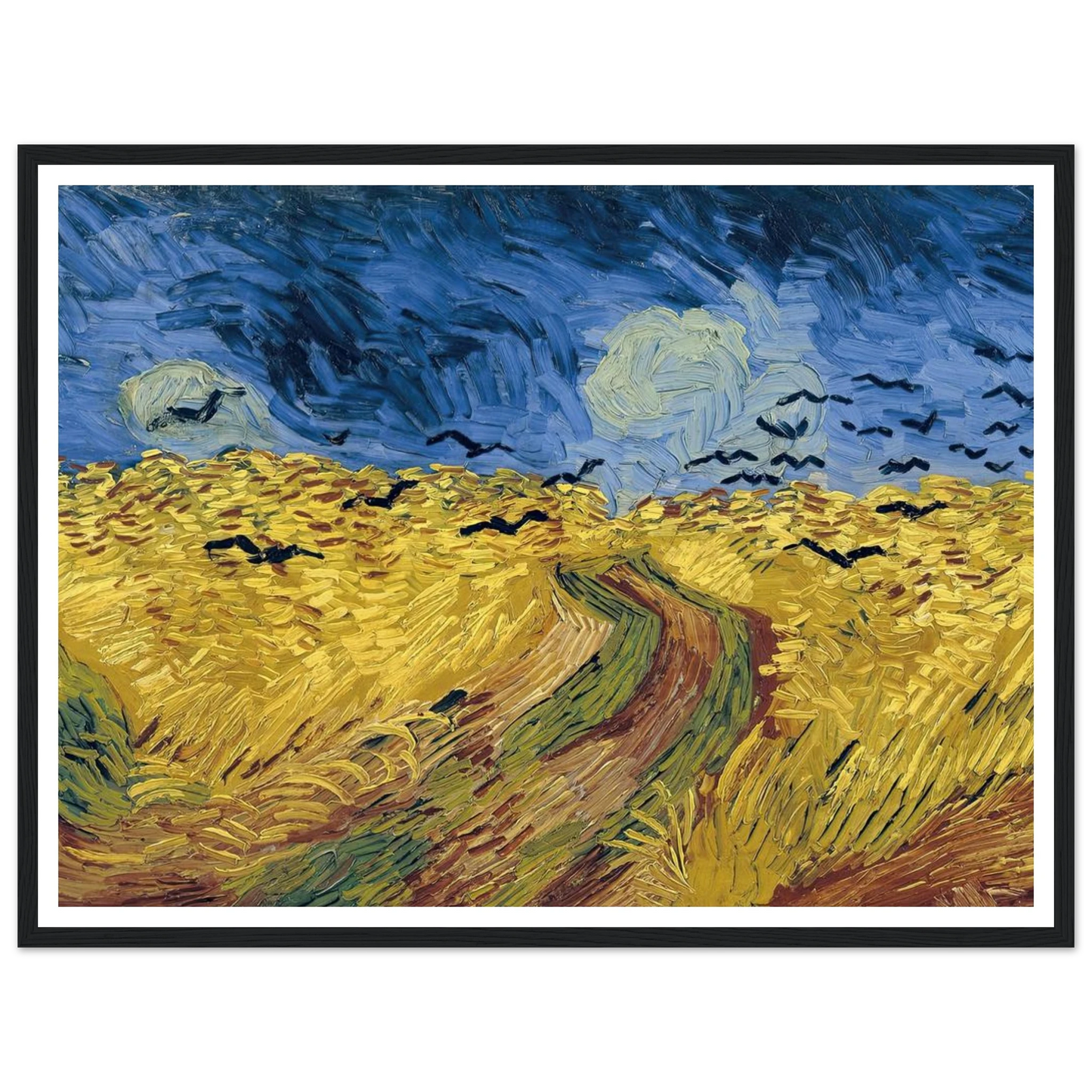 Wheatfield with Crows (1890) Art Print | Vincent van Gogh-Quipham Collections
