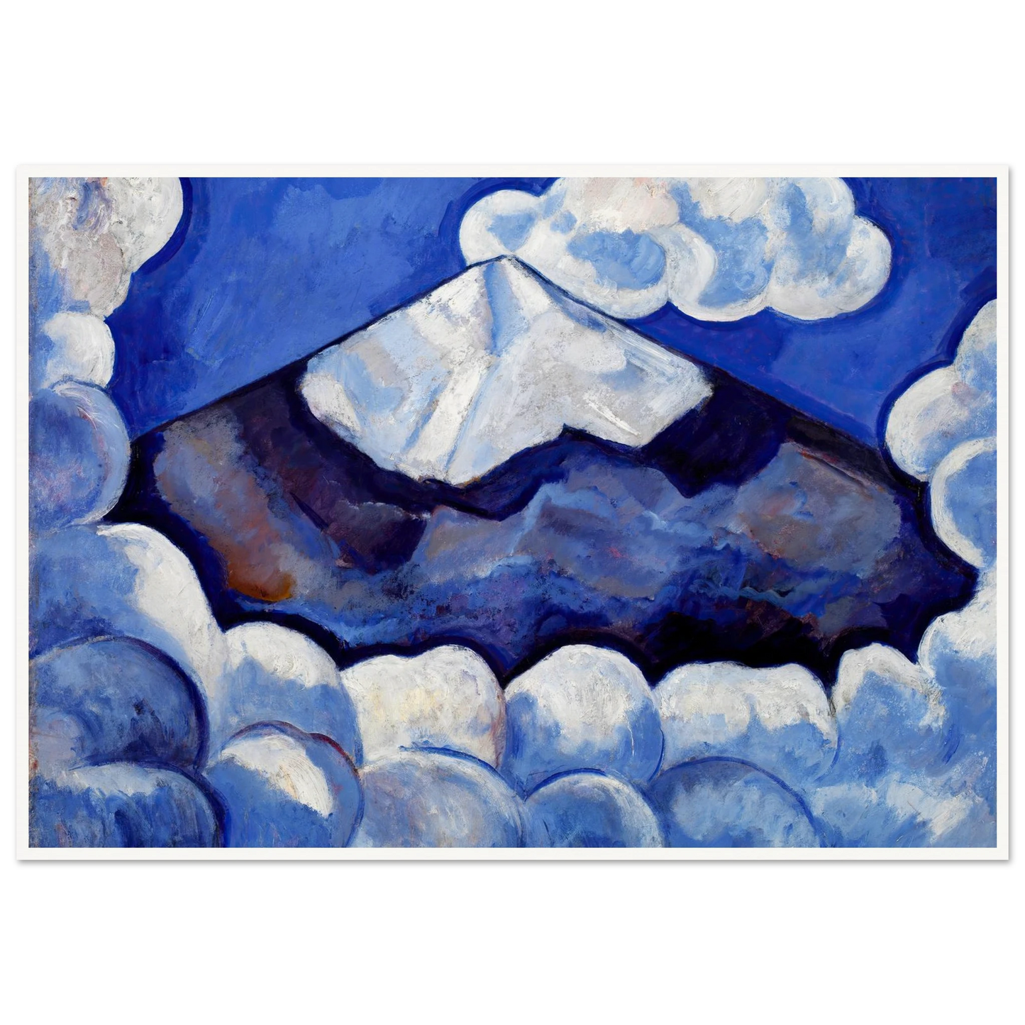 Popocatepetl, Spirited Morning– Mexico (1932) Art Print | Marsden Hartley-Quipham Collections