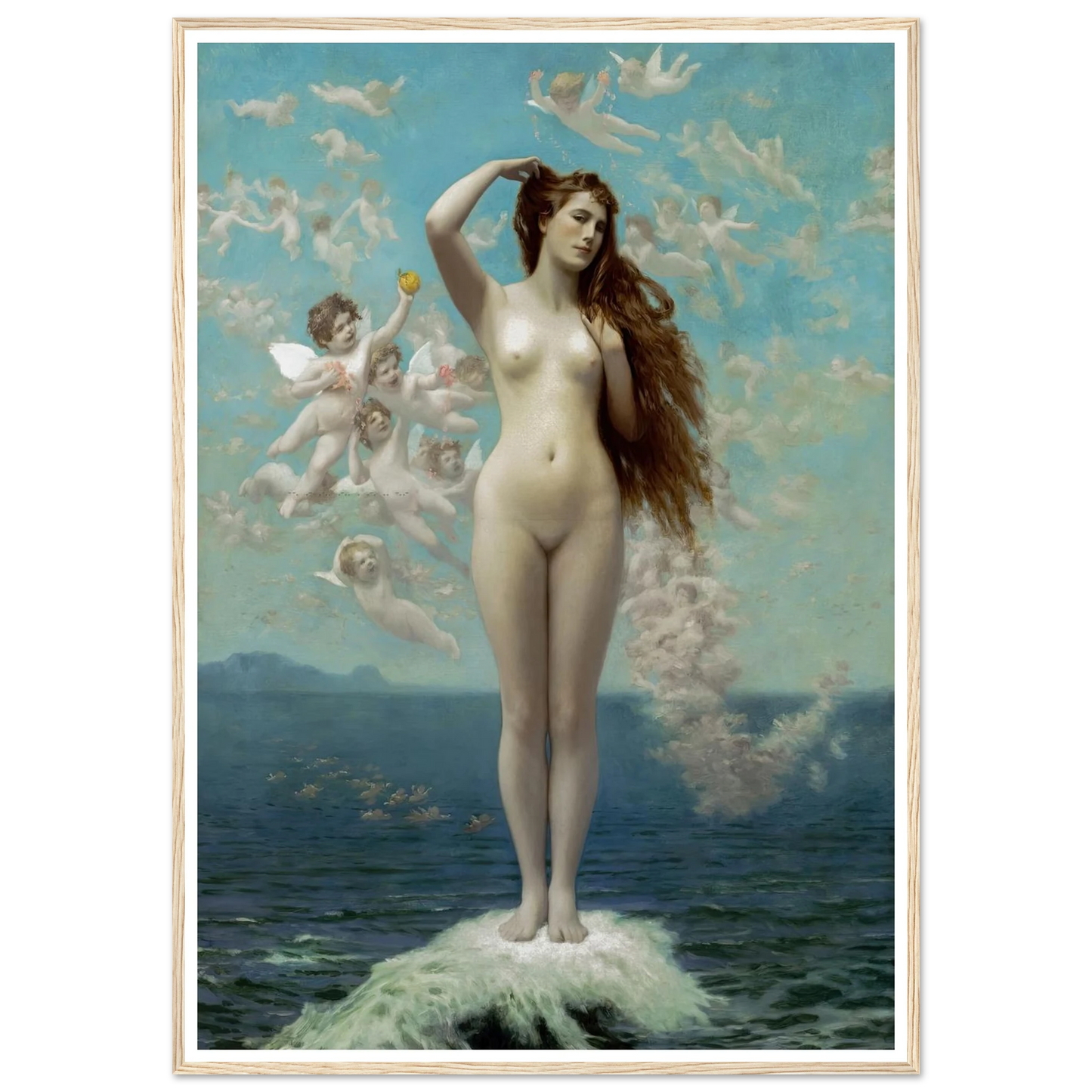 Venus Rising (1890) Art Print | Jean Leon Gerome-Quipham Collections