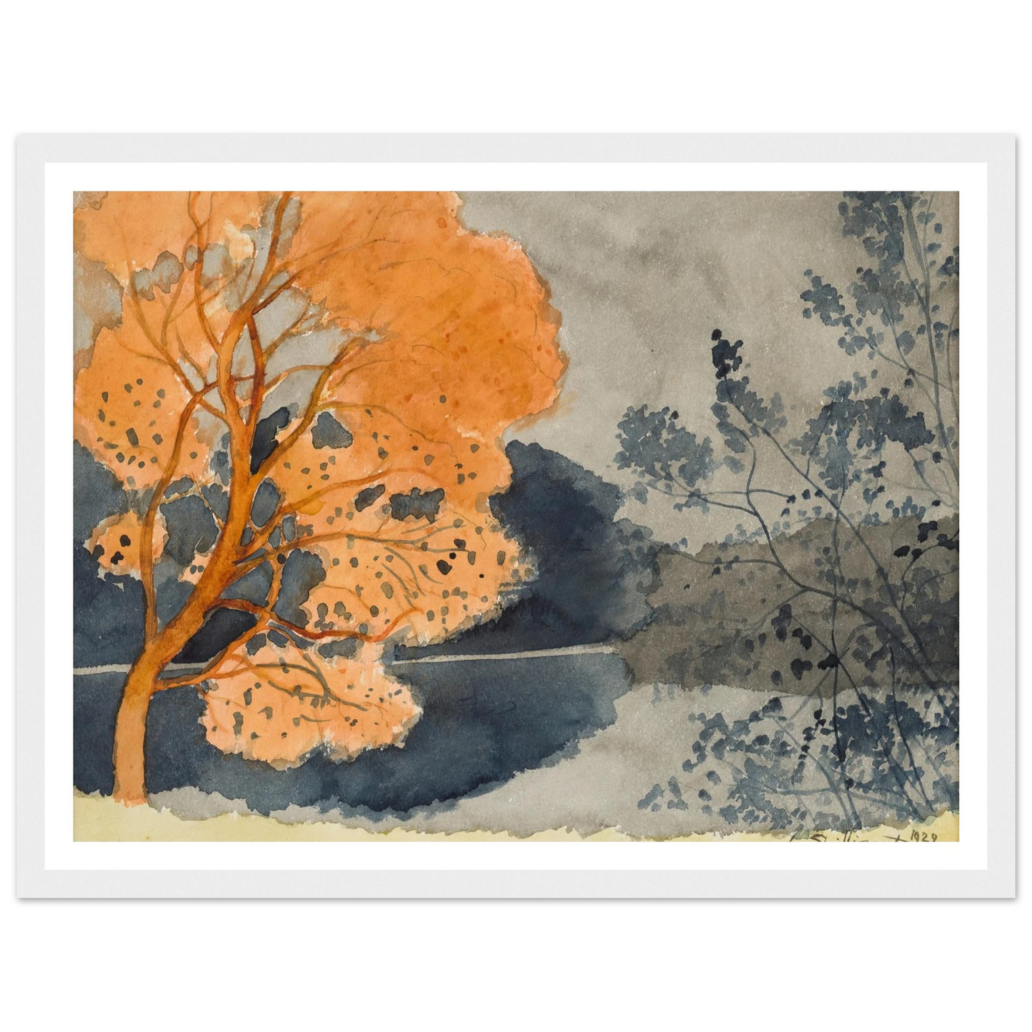 Etang en automne Art Print | Leon Spilliaert-Quipham Collections