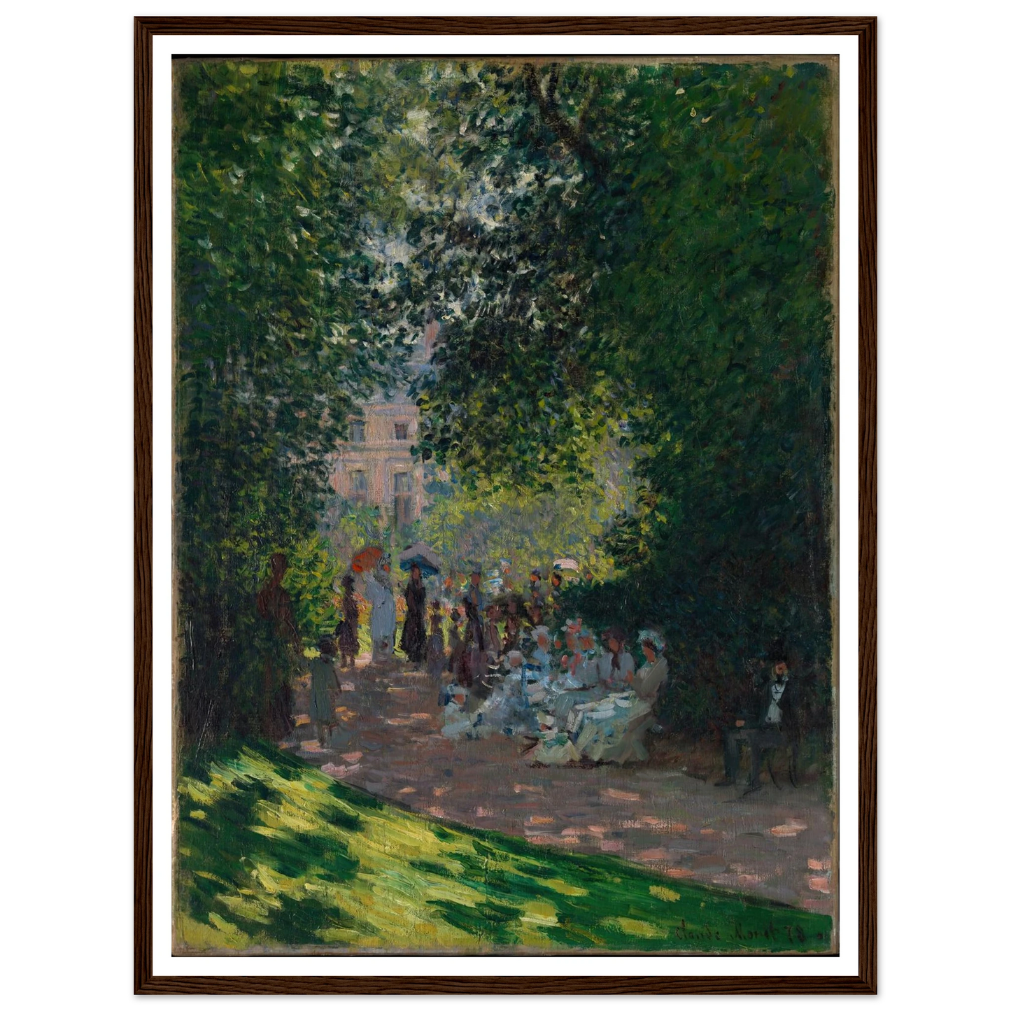 The Parc Monceau (1878) Art Print | Claude Monet-Quipham Collections