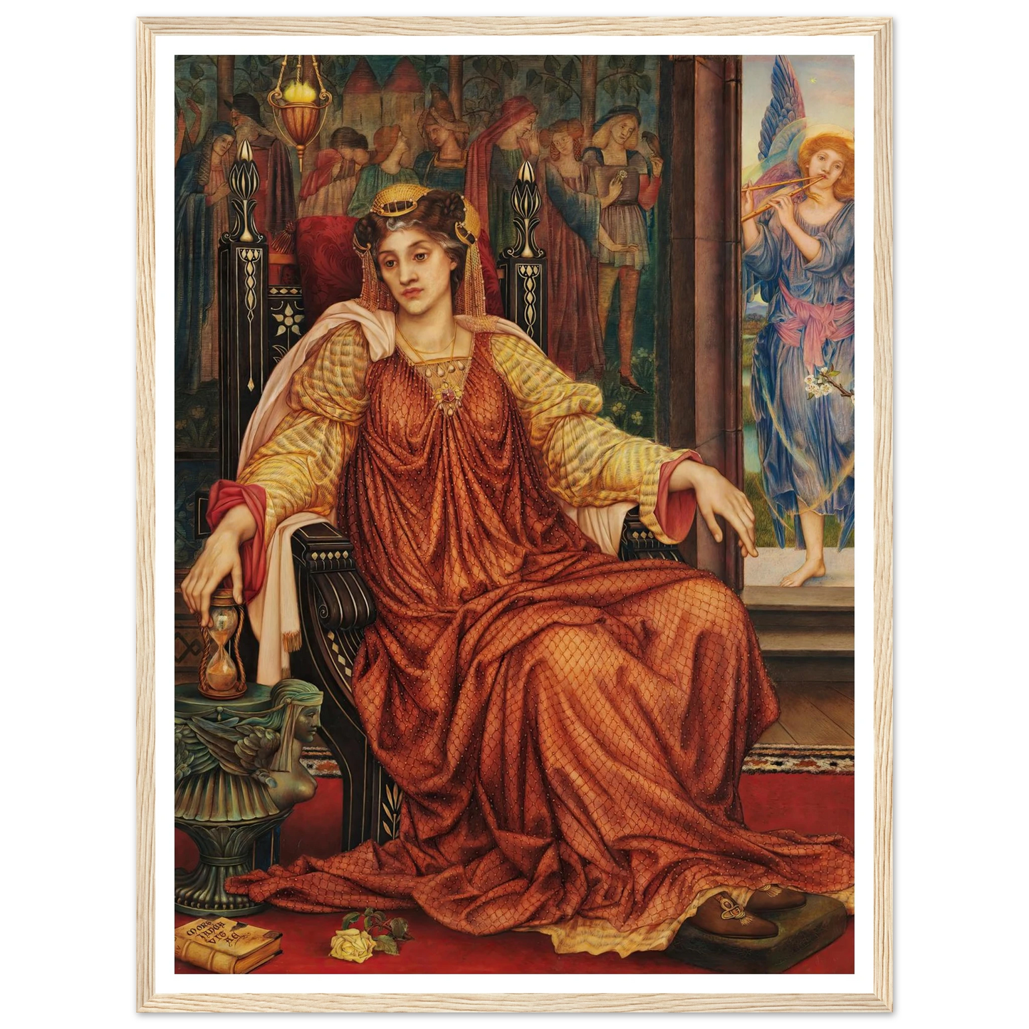 The Hour Glass Art Print | Evelyn de Morgan-Quipham Collections