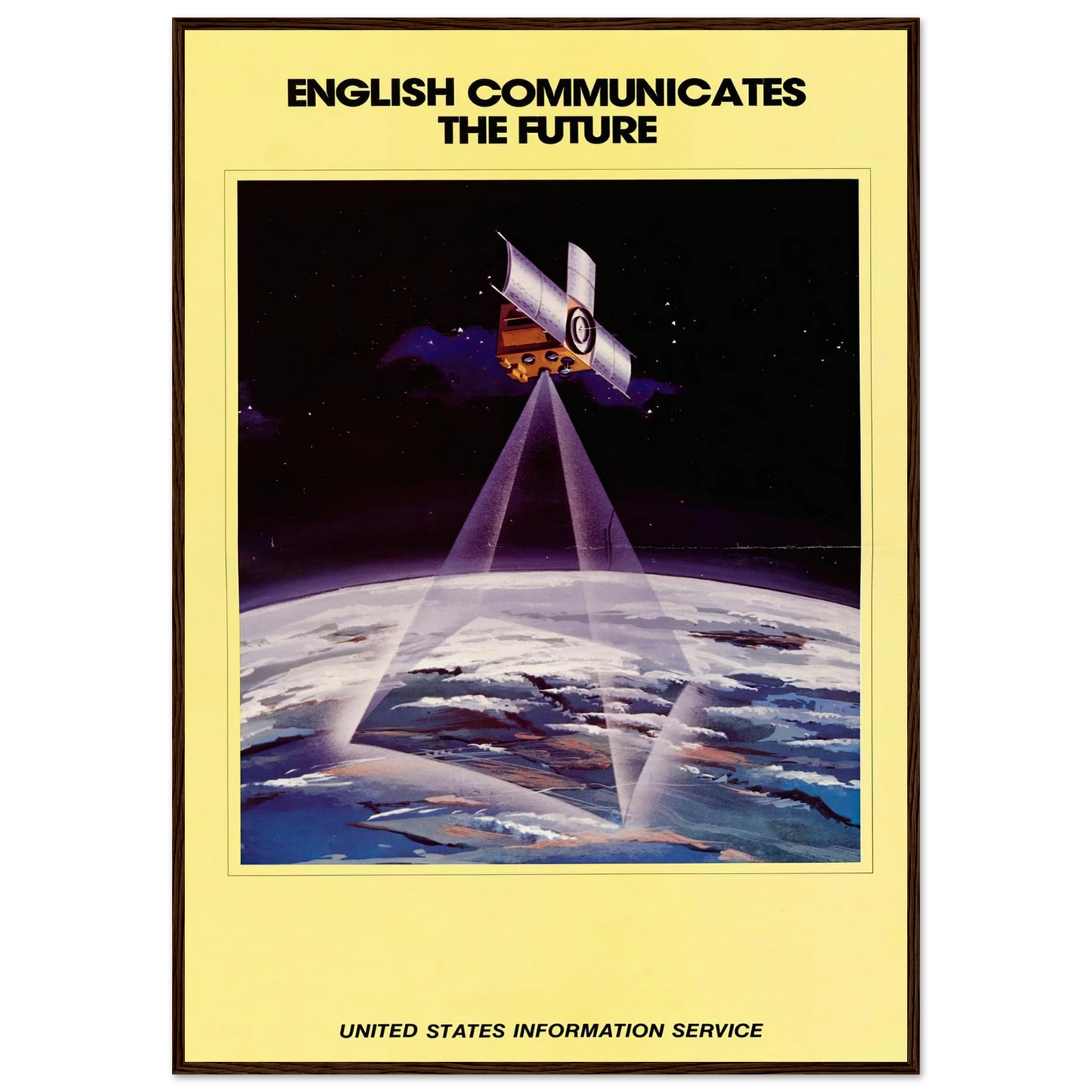 English Communicates the Future. United States Information Service 2 Art Print | US Information Agency-Quipham Collections