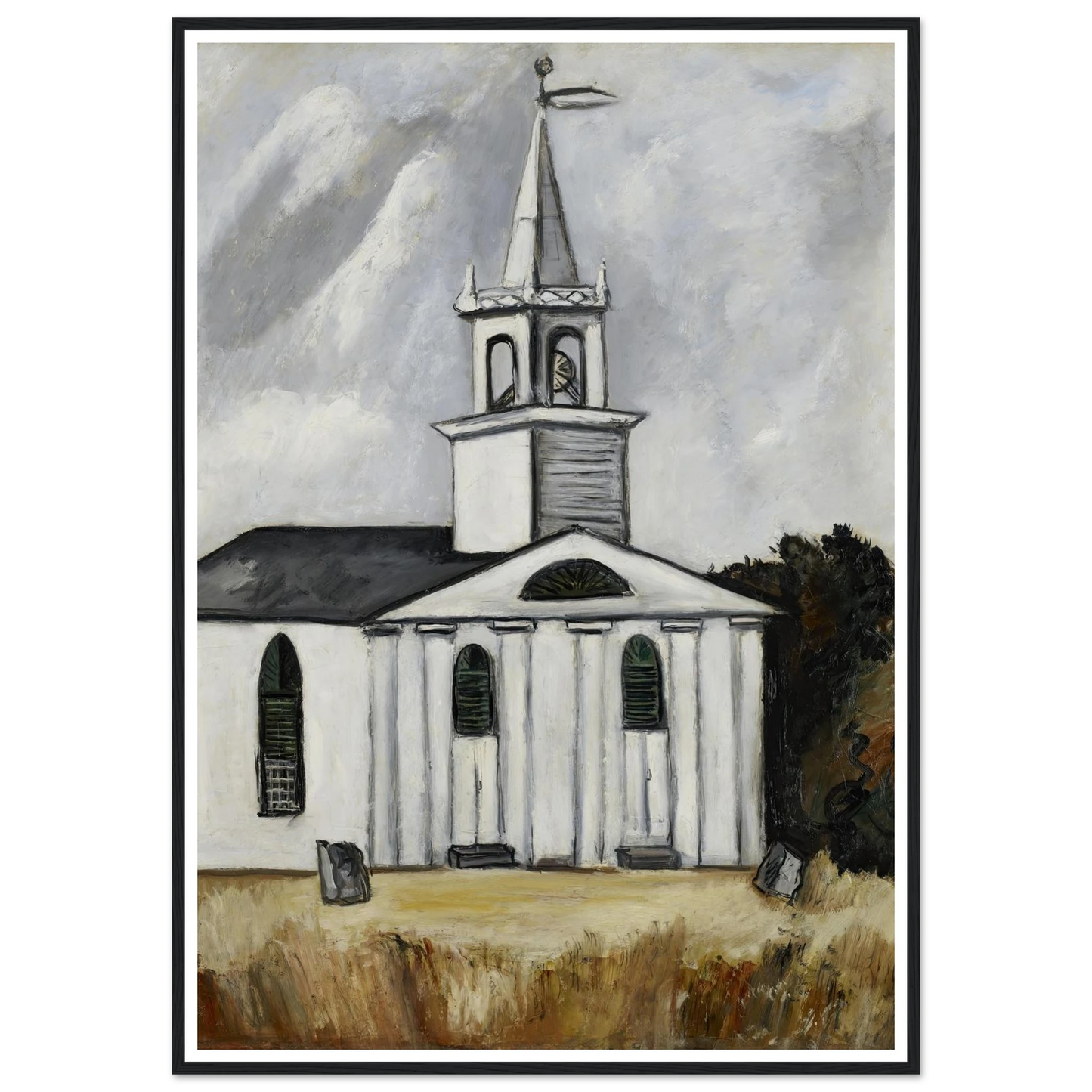 Church at Head Tide #2 (1938 - 1940) Art Print | Marsden Hartley-Quipham Collections