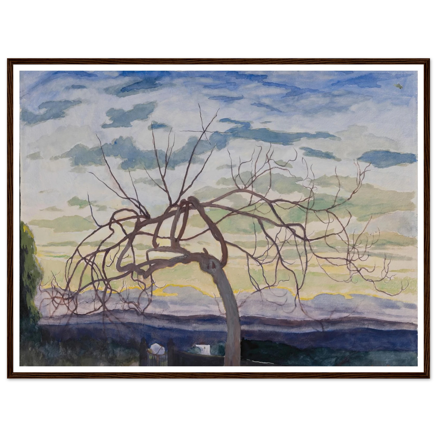 Vijgenboom in de winter, Grasse (1922) Art Print | Leon Spilliaert-Quipham Collections