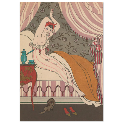 La Belle Matineuse (1914) Art Print | George Barbier-Quipham Collections