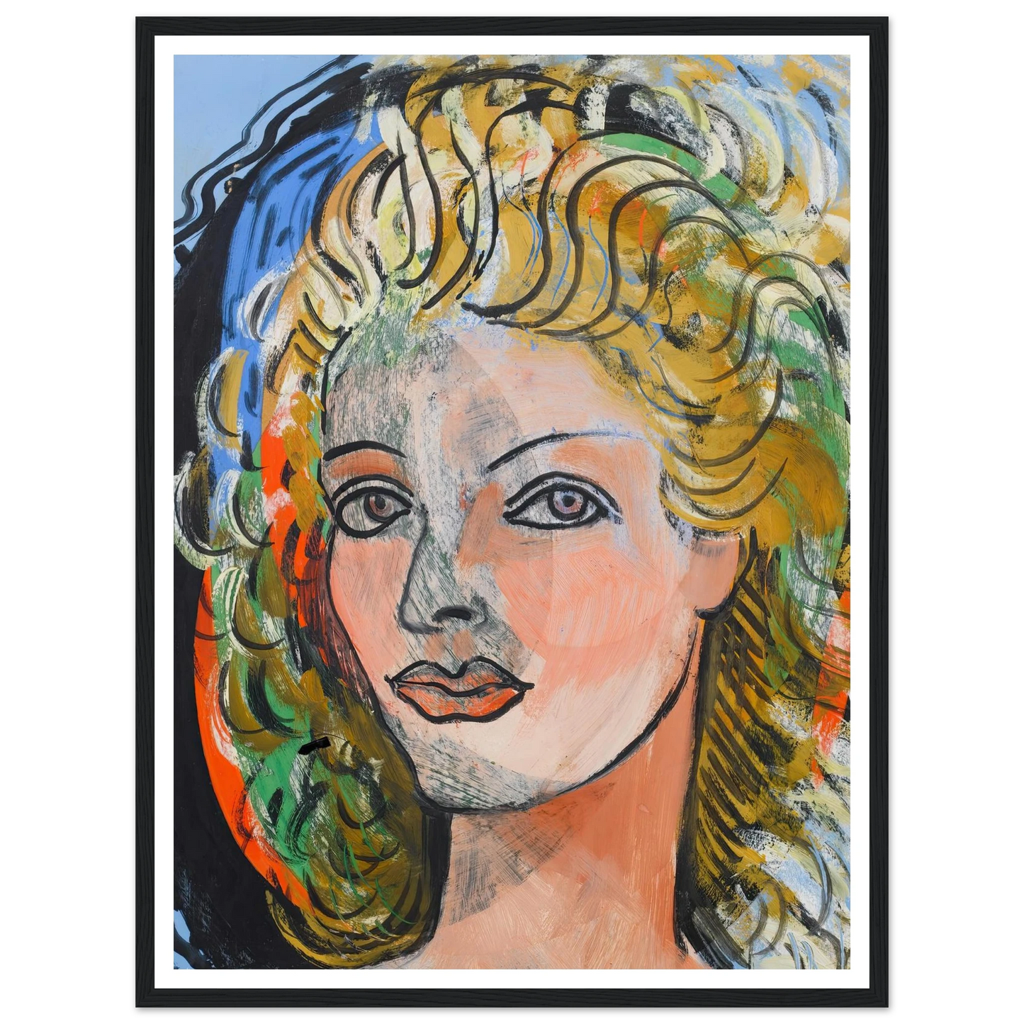 La blonde (circa 1940-1946) Art Print | Francis Picabia-Quipham Collections