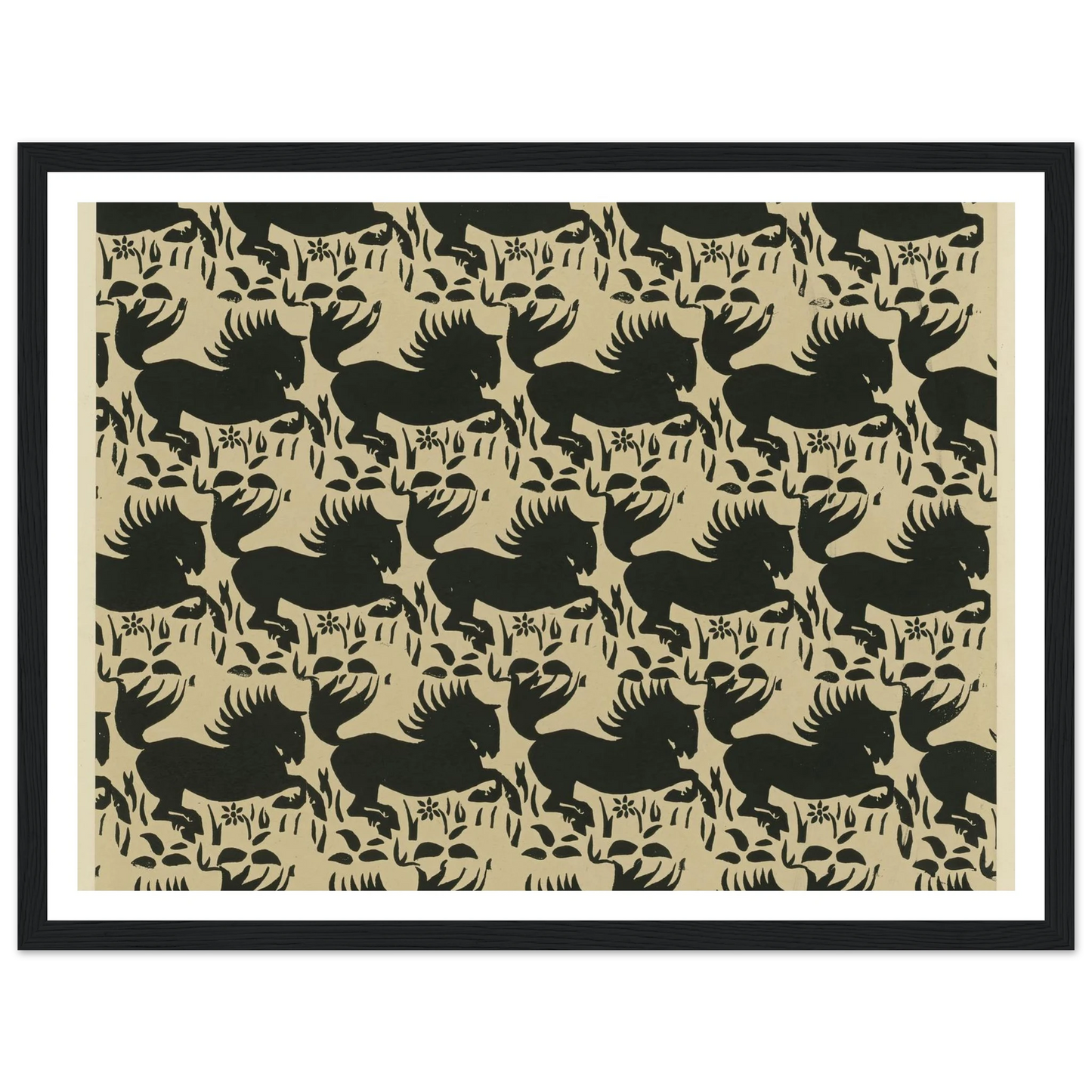 Buntpapier (Pferde) (1902 - 1906) Art Print | Maria von Uchatius-Quipham Collections