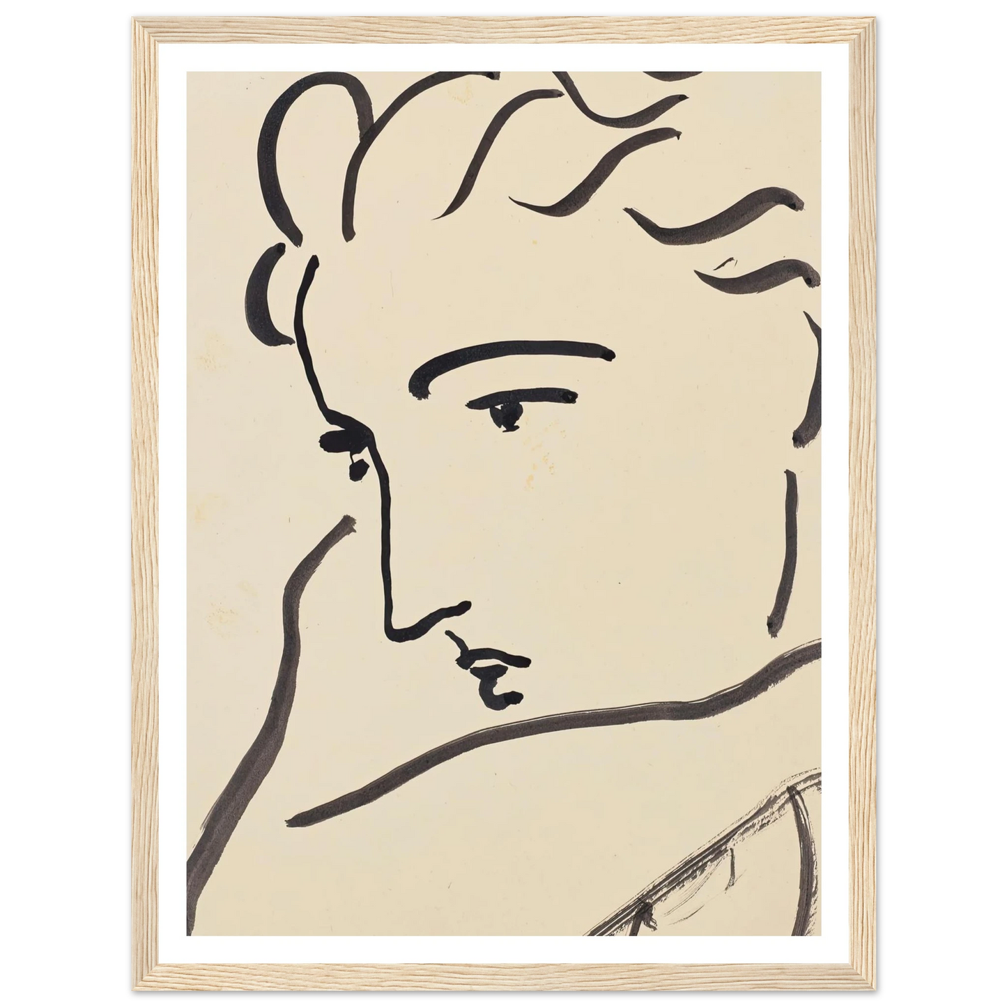 Profil de femme (1946) Art Print | Henri Matisse-Quipham Collections