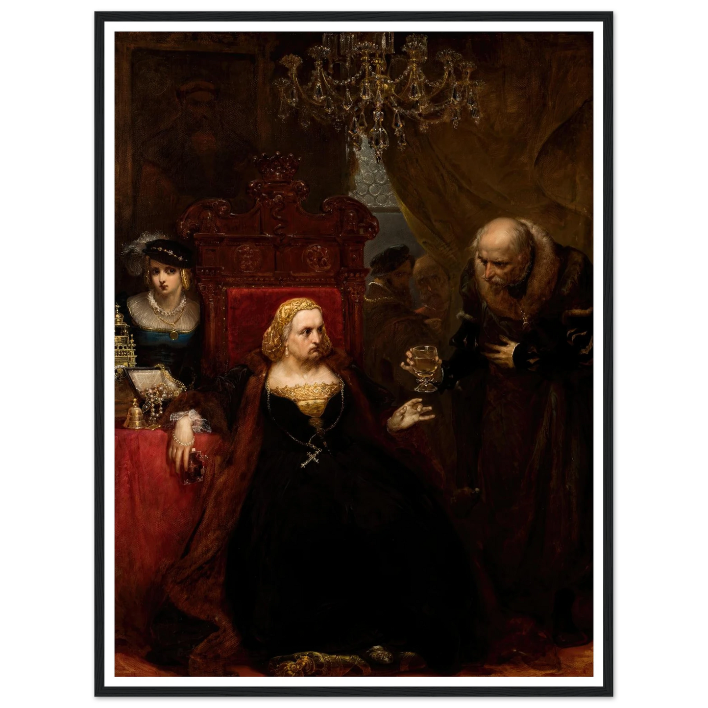 Poisoning of Queen Bona (1859) Art Print | Jan Matejko-Quipham Collections