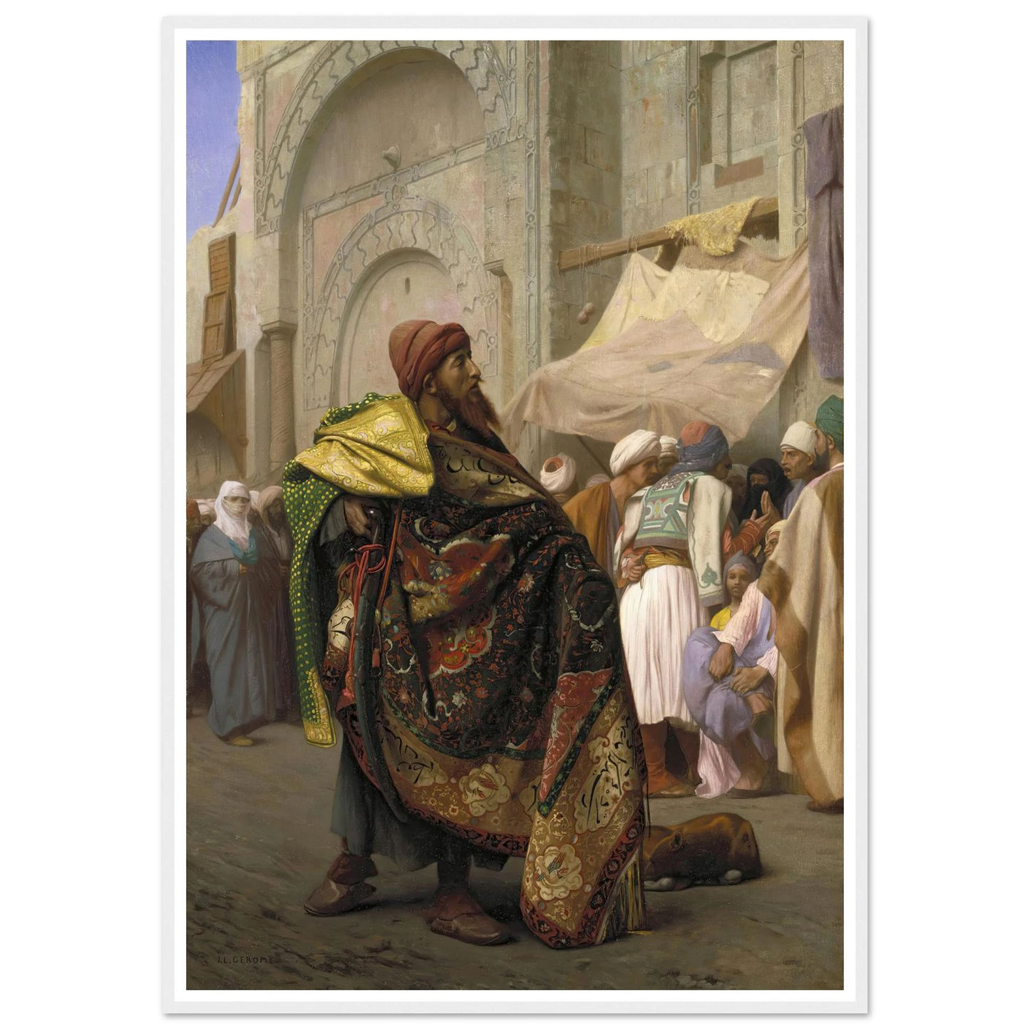 The Carpet Merchant Of Cairo (1869) Art Print | Jean Leon Gerome-Quipham Collections