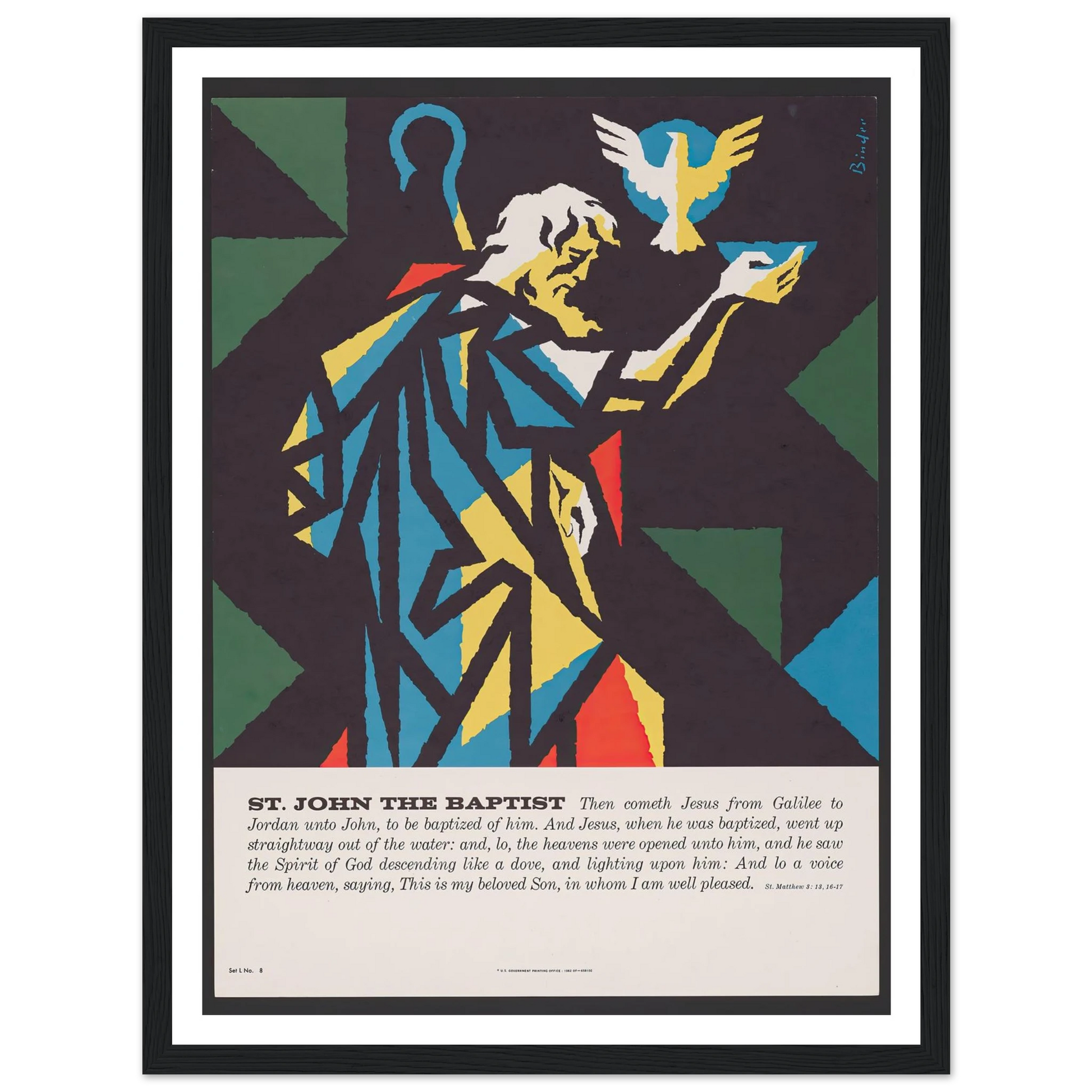 St. John The Baptist (1962) Art Print | Joseph Binder-Quipham Collections