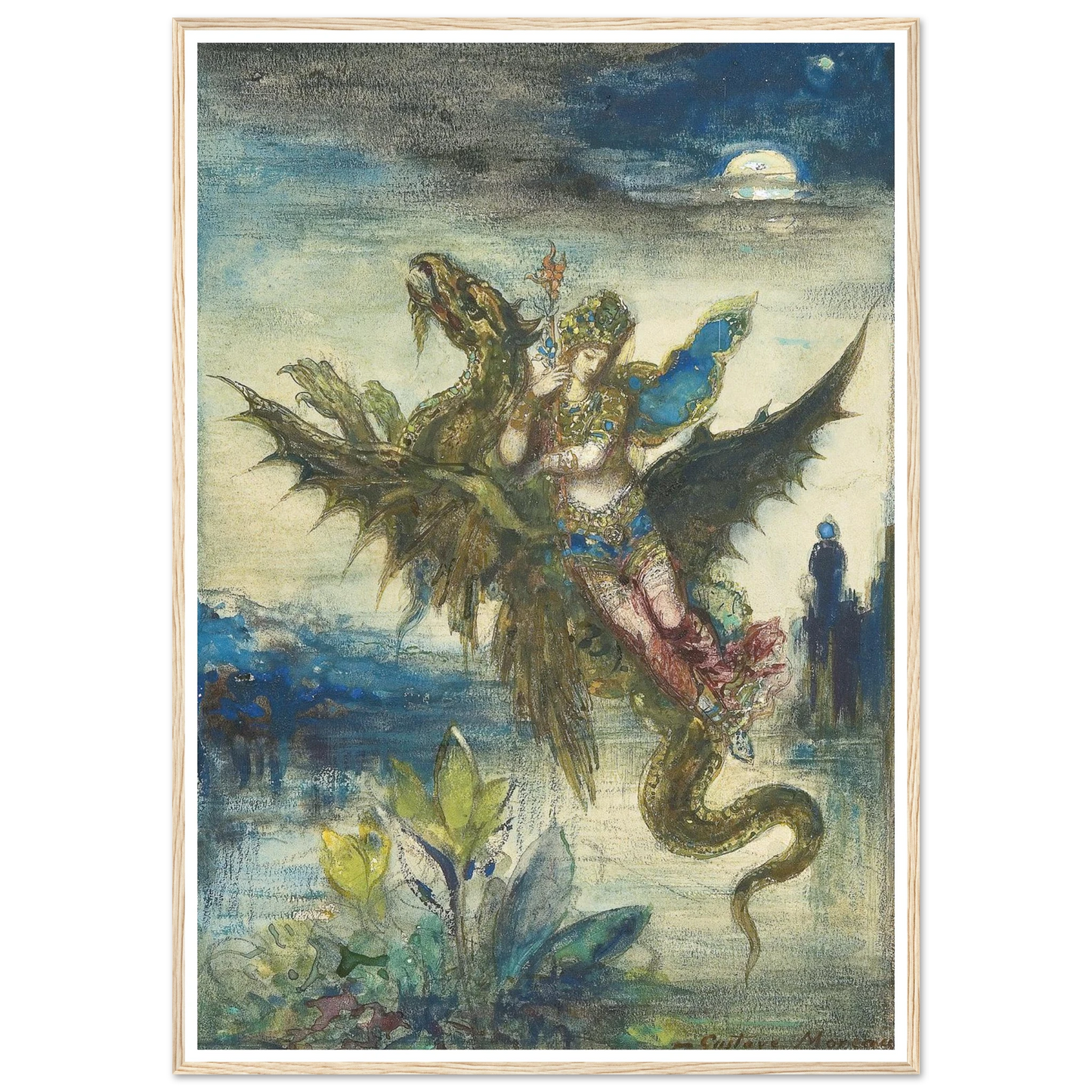 Dream Of The Orient Art Print | Gustave Moreau-Quipham Collections