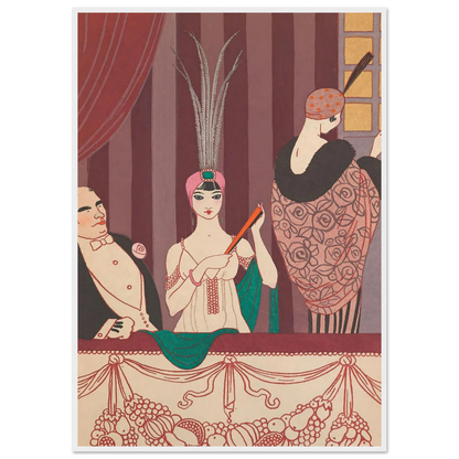 La Loge (1914) Art Print | George Barbier-Quipham Collections