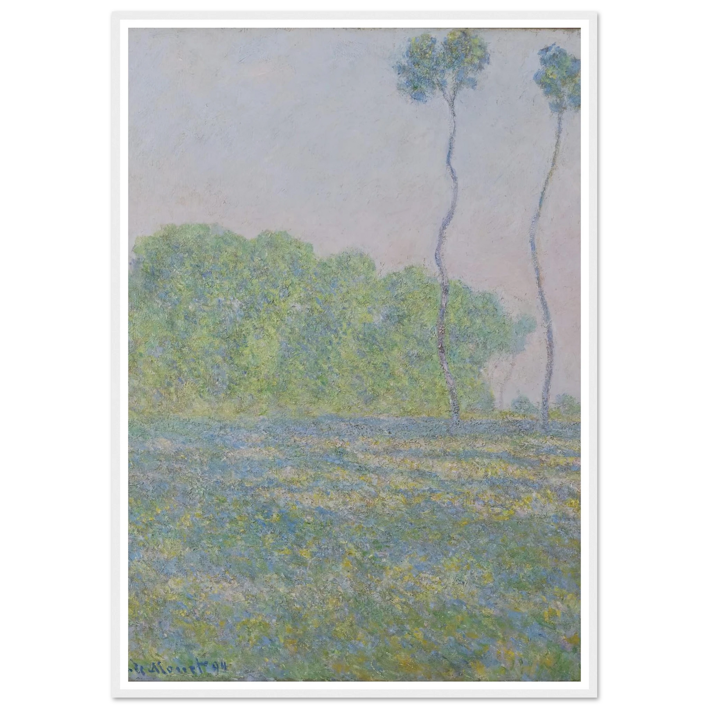Meadow at Giverny (1894) Art Print | Claude Monet-Quipham Collections