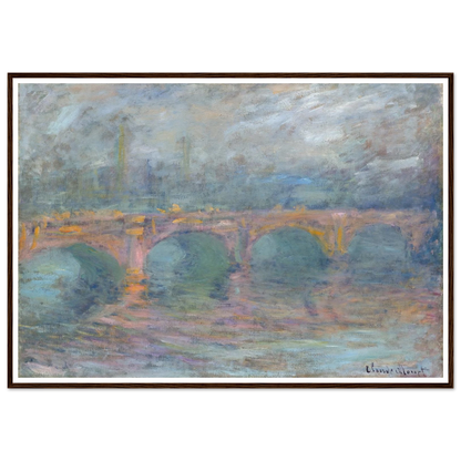 Waterloo Bridge, London at Sunset (1904) Art Print | Claude Monet-Quipham Collections