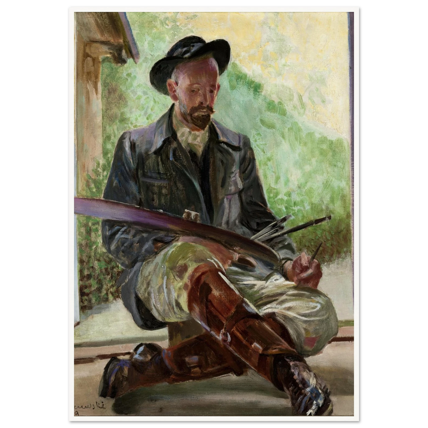 My Models – Triptych (Central Part) (1909) Art Print | Jacek Malczewski-Quipham Collections