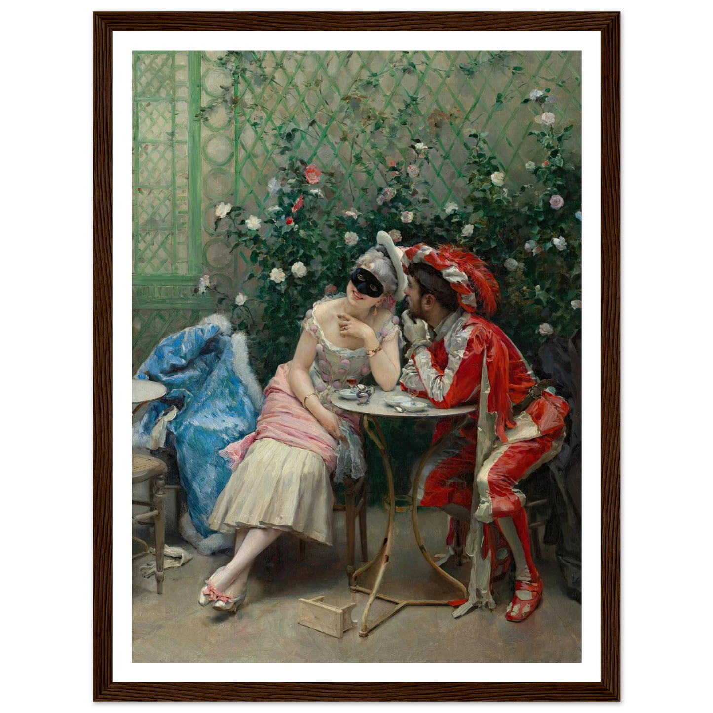 Masqueraders (1875–78) Art Print | Raimundo de Madrazo y Garreta-Quipham Collections