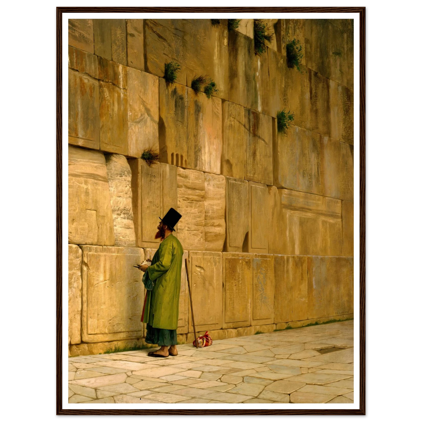 The Wailing Wall Art Print | Jean Leon Gerome-Quipham Collections
