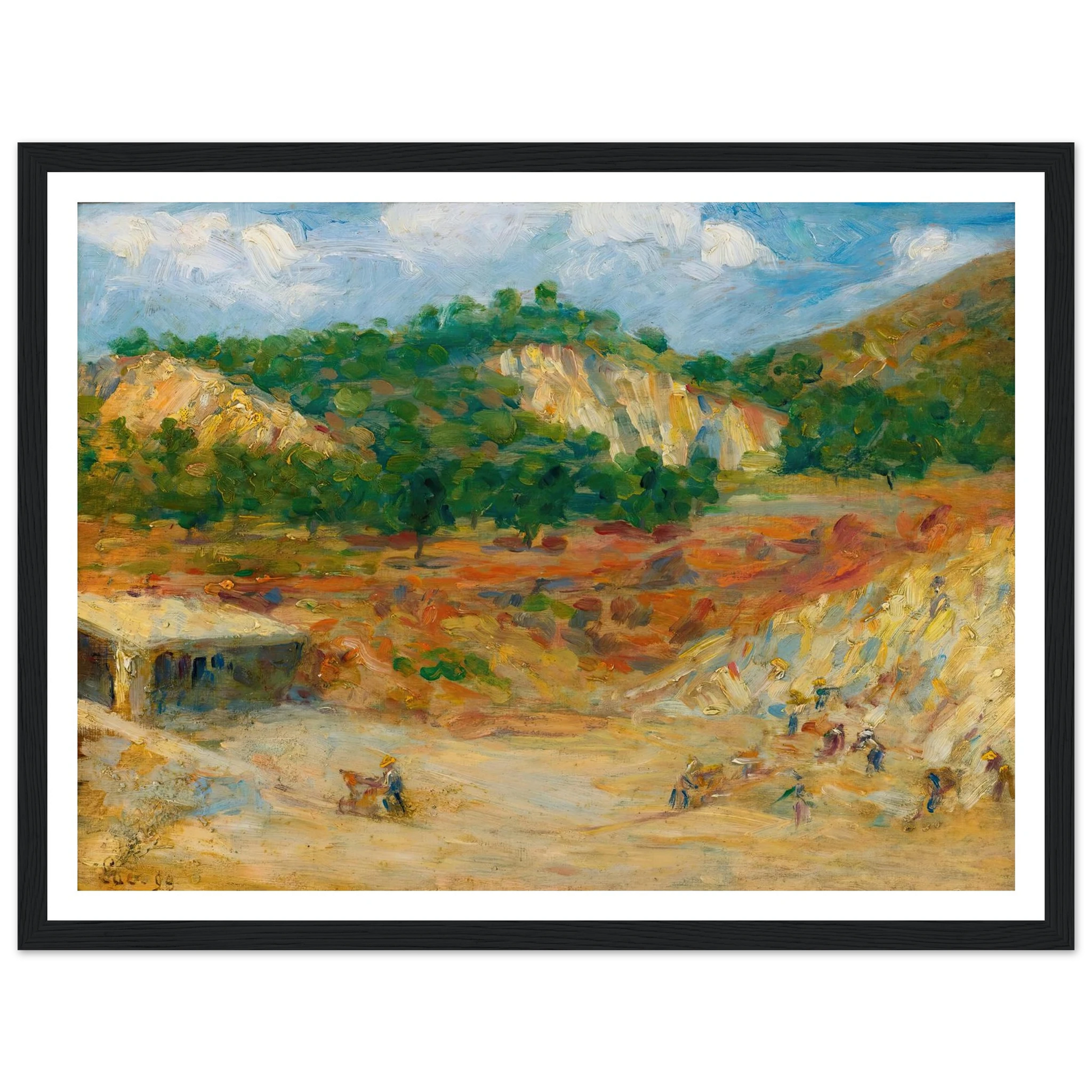 La Carrière (1899) Art Print | Maximilien Luce-Quipham Collections