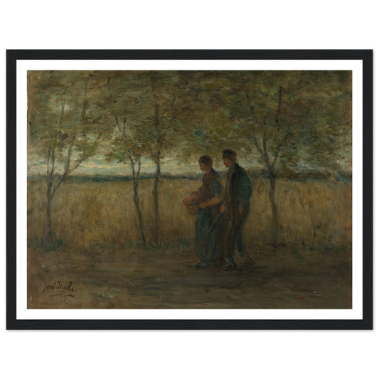 ‘Turning homewards’ (1860 - 1911) Art Print | Jozef Israels-Quipham Collections
