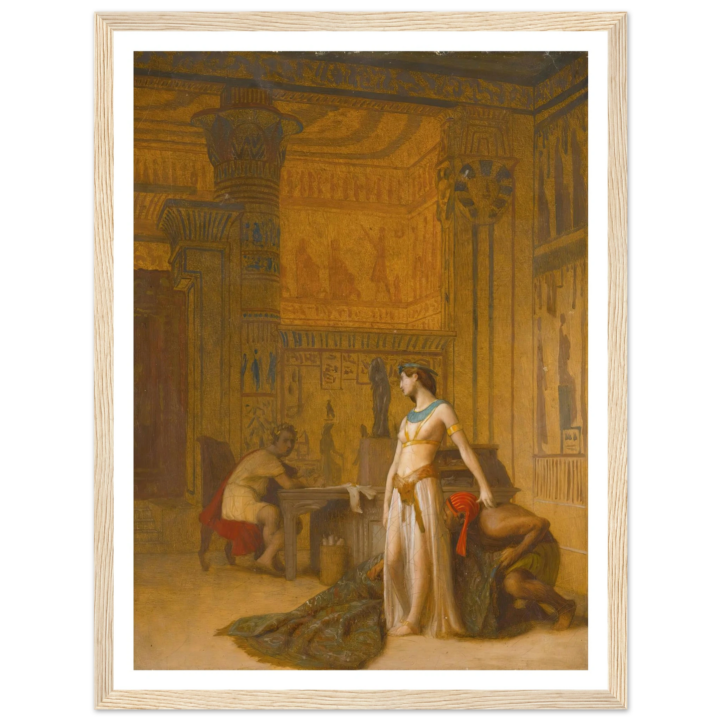 Cléopâtre et César Art Print | Jean Leon Gerome-Quipham Collections