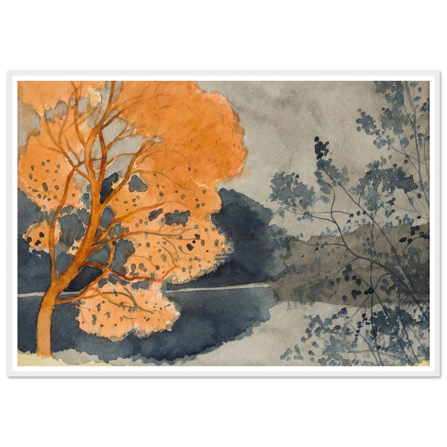 Etang en automne Art Print | Leon Spilliaert-Quipham Collections